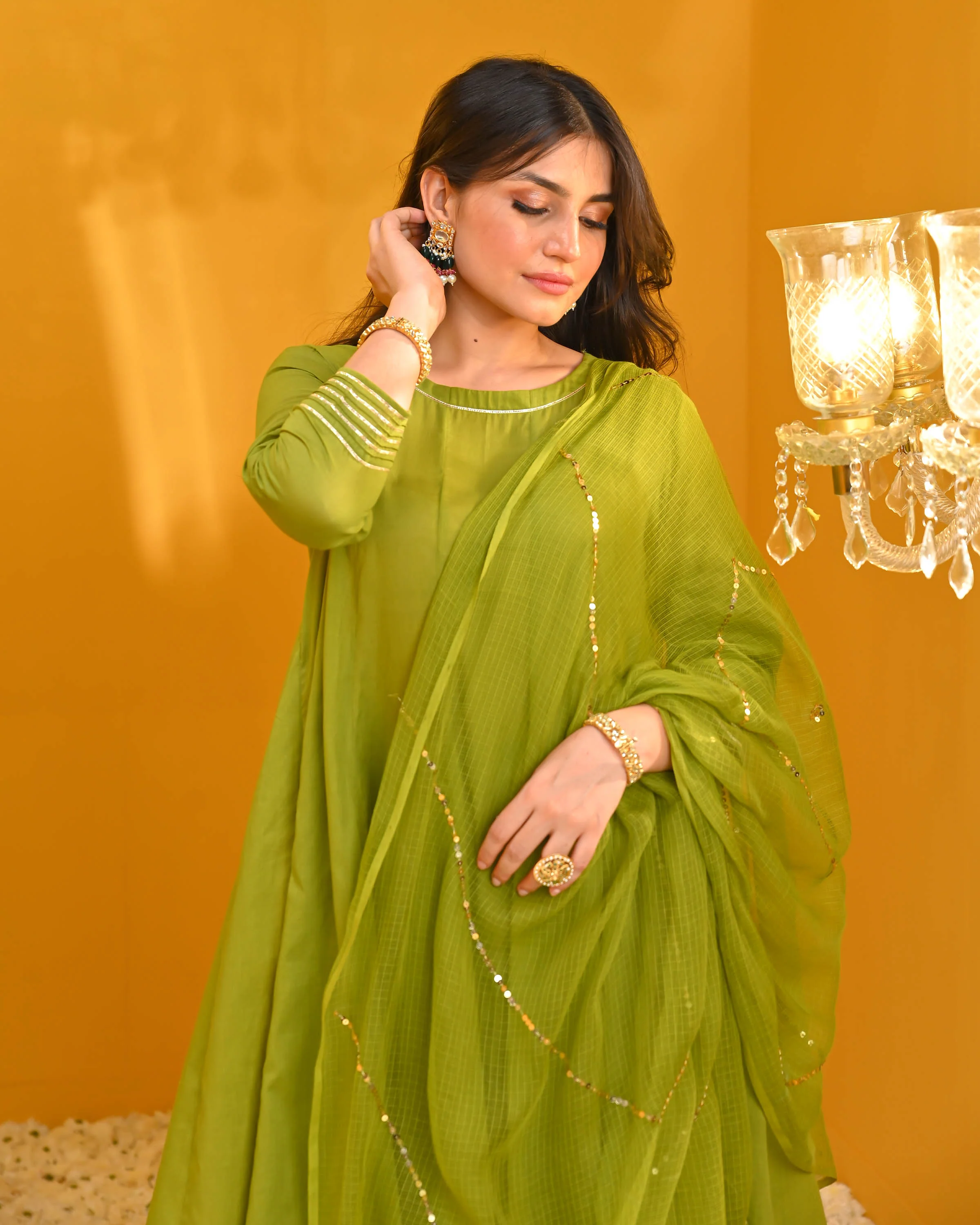 Eshita Cotton Suit Set - Woolfily