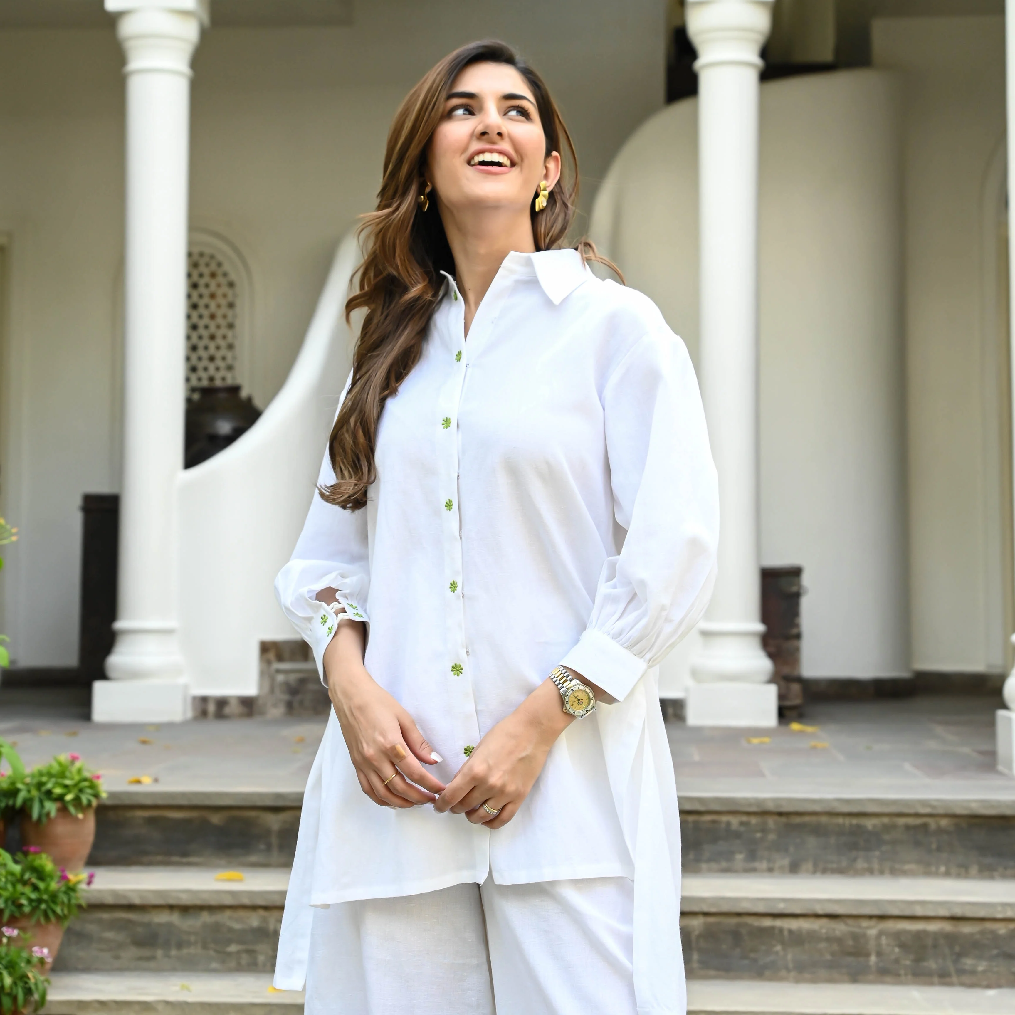 Bunaai Cotton Petals Coord Set - Woolfily