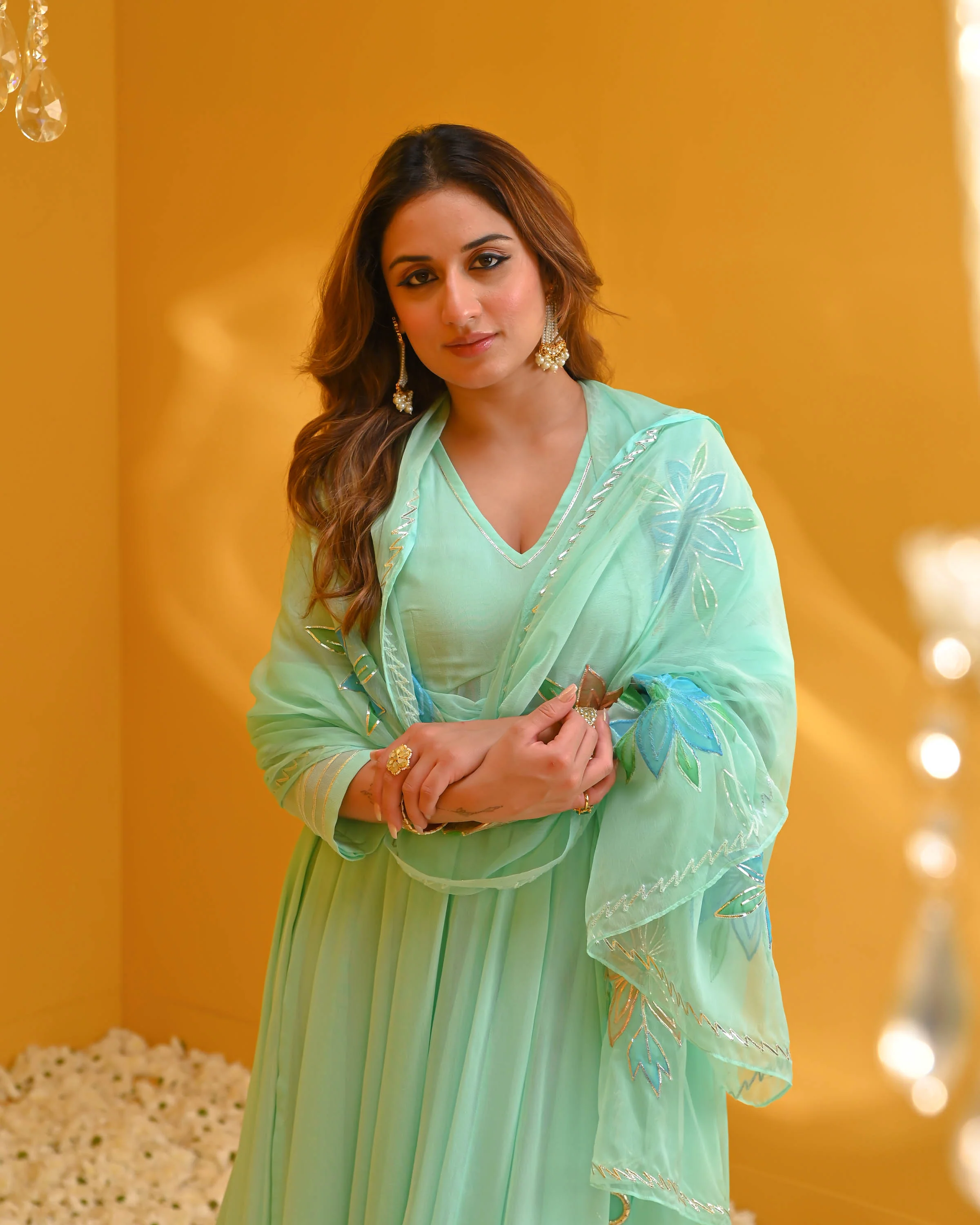 Indira Georgette Suit Set - Woolfily