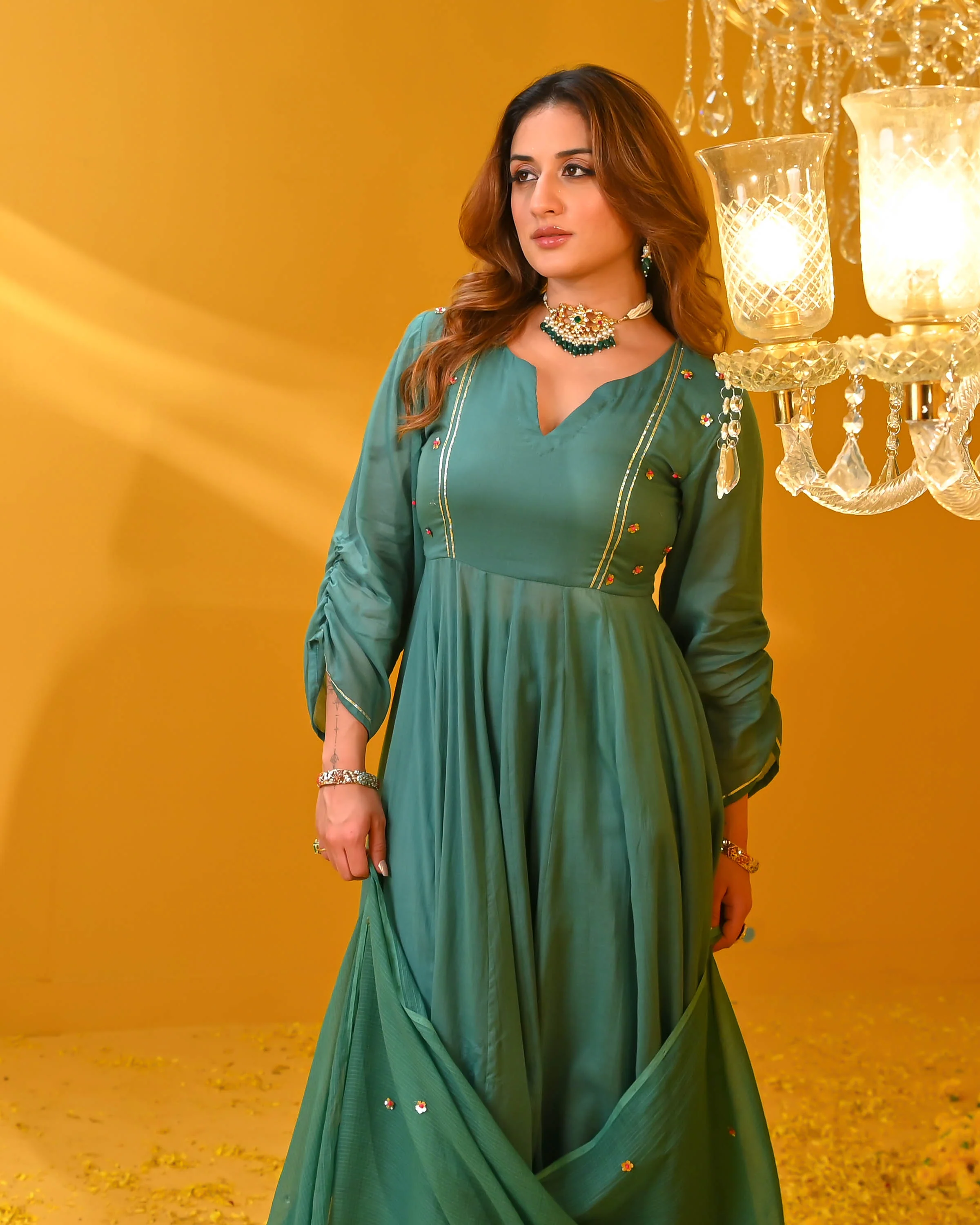 Mridula Cotton Suit Set - Woolfily