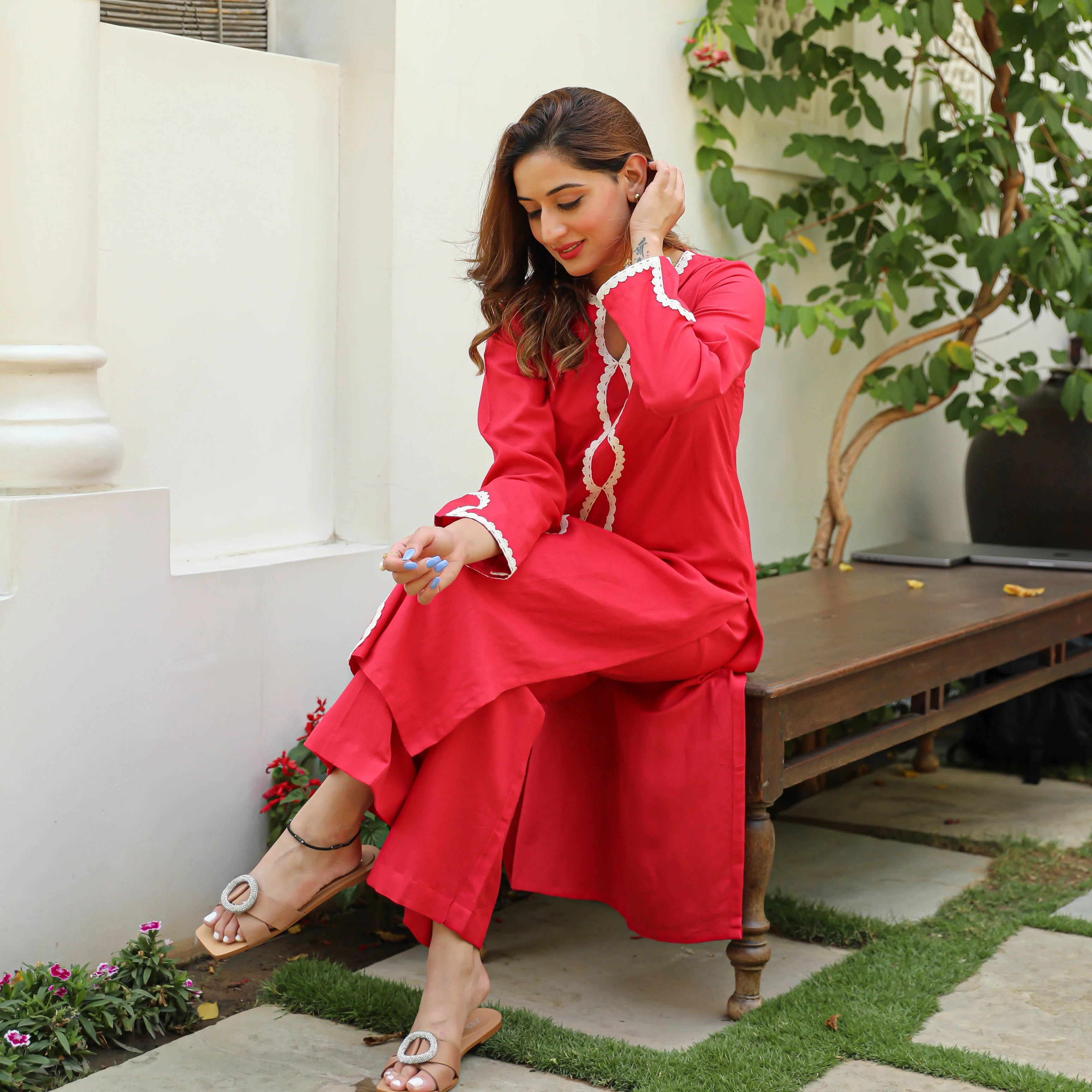 Bunaai Cotton Lush Coord Set - Woolfily