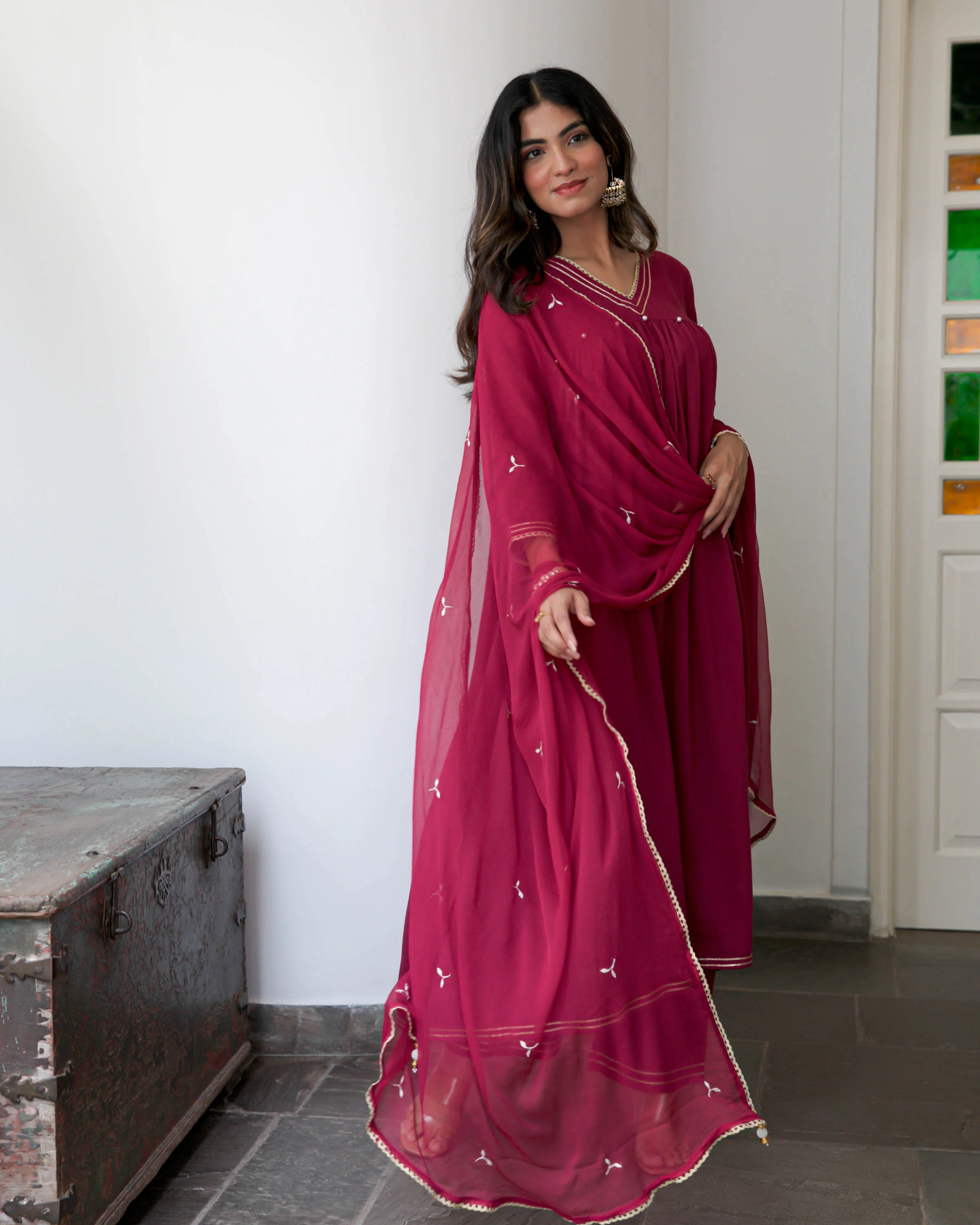 Aarohi Cotton Suit Set - Woolfily