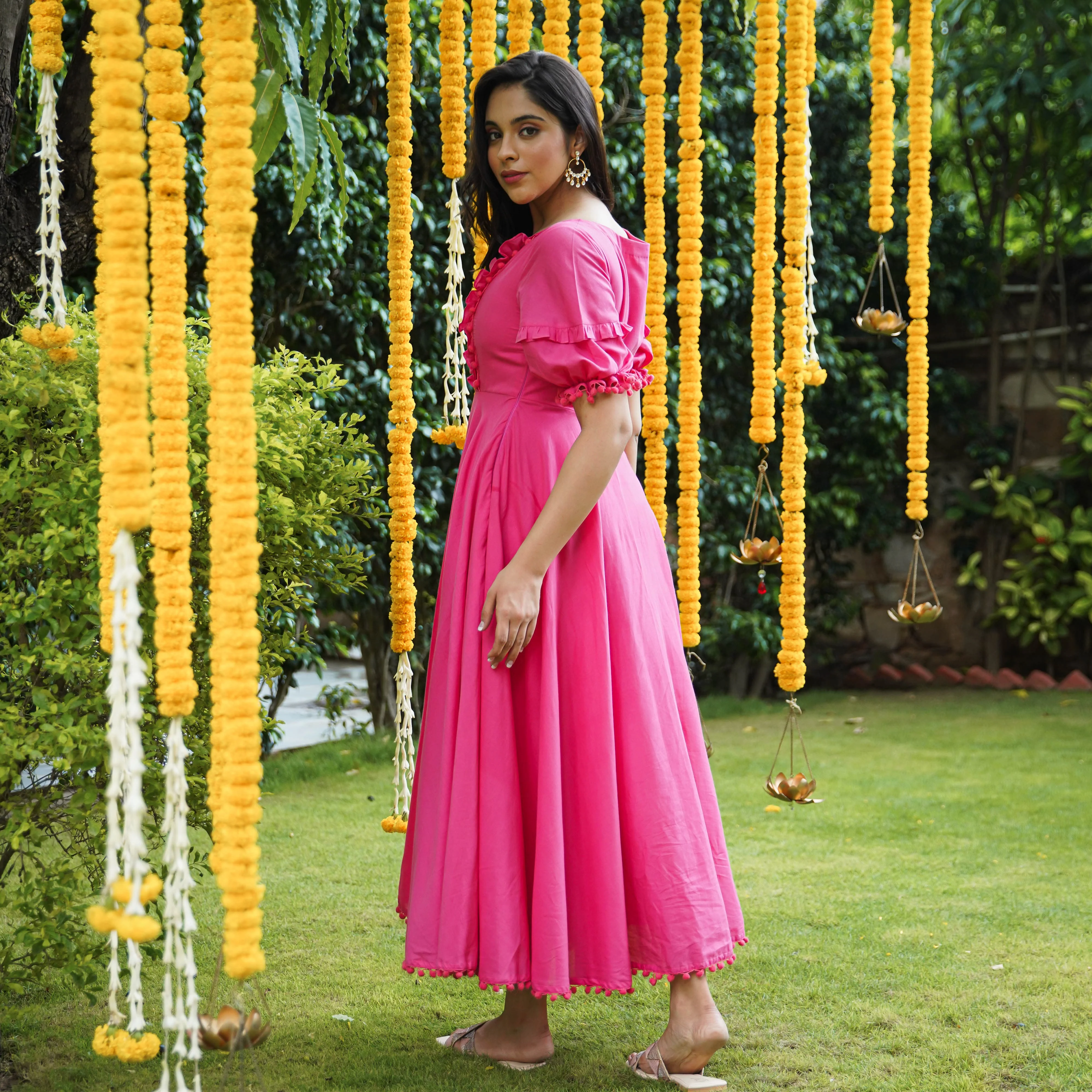 Bunaai Eliza Cotton Dress - Woolfily