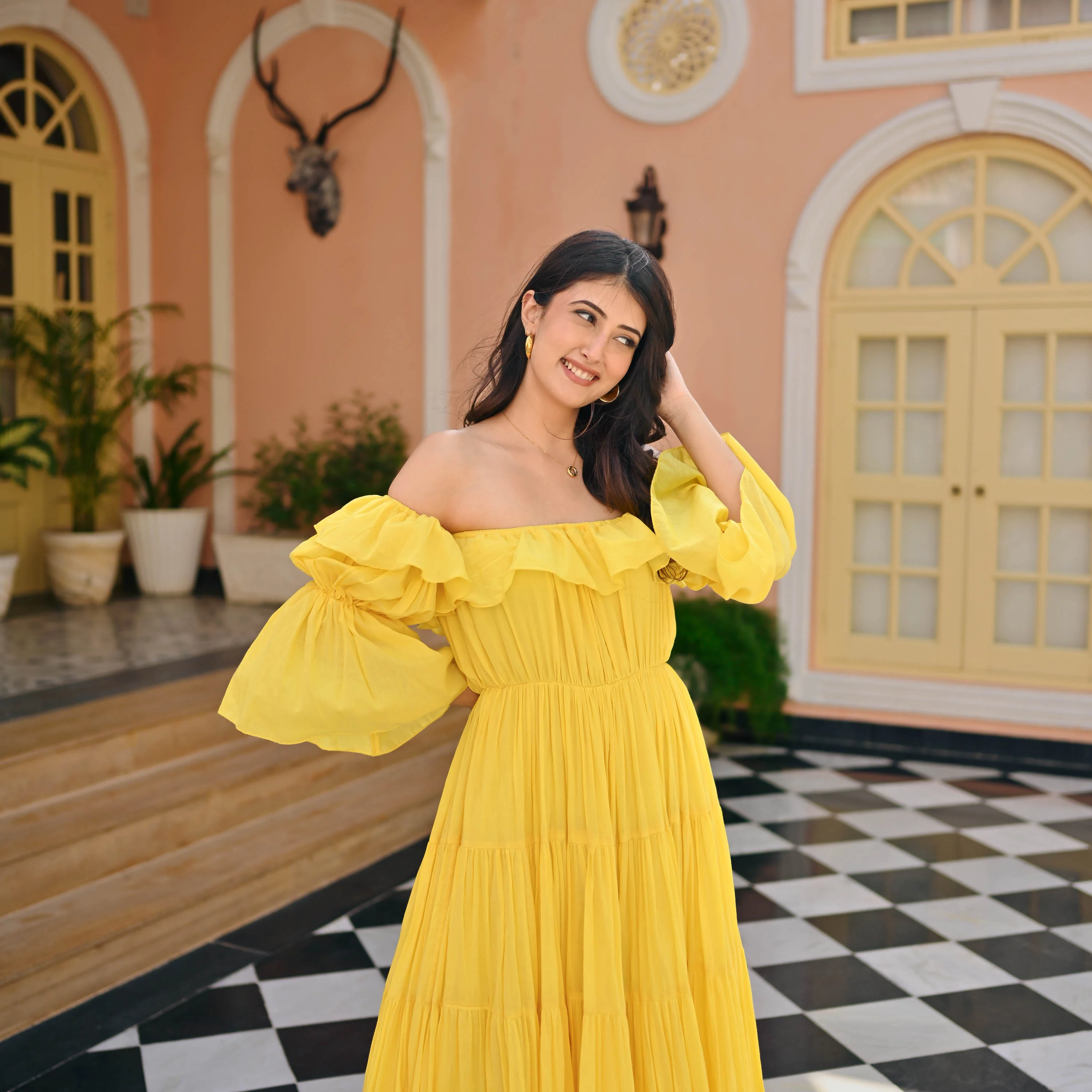 Bunaai Tropical Tango Cotton Dress - Woolfily