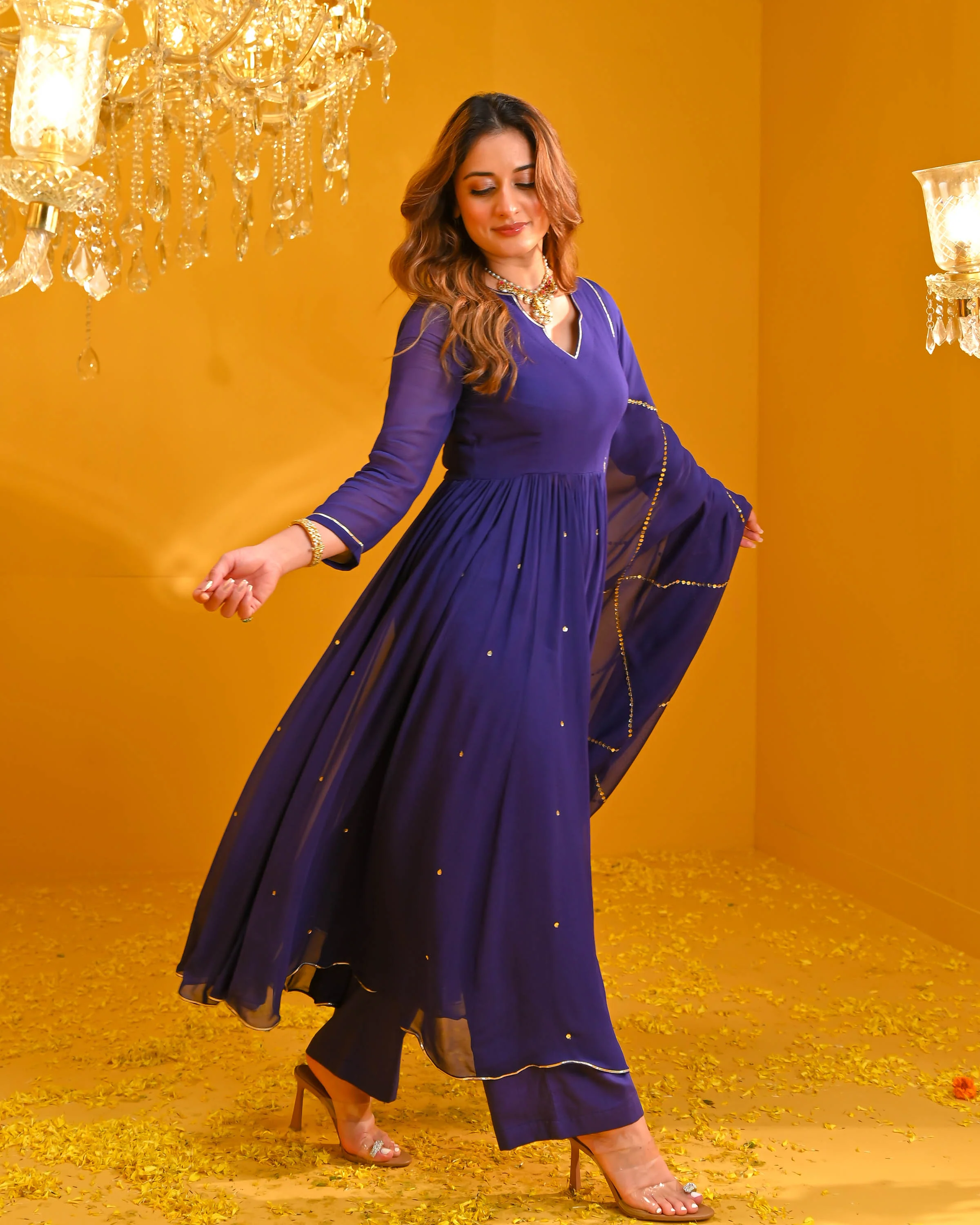 Shreya Georgette Suit Set - Woolfily