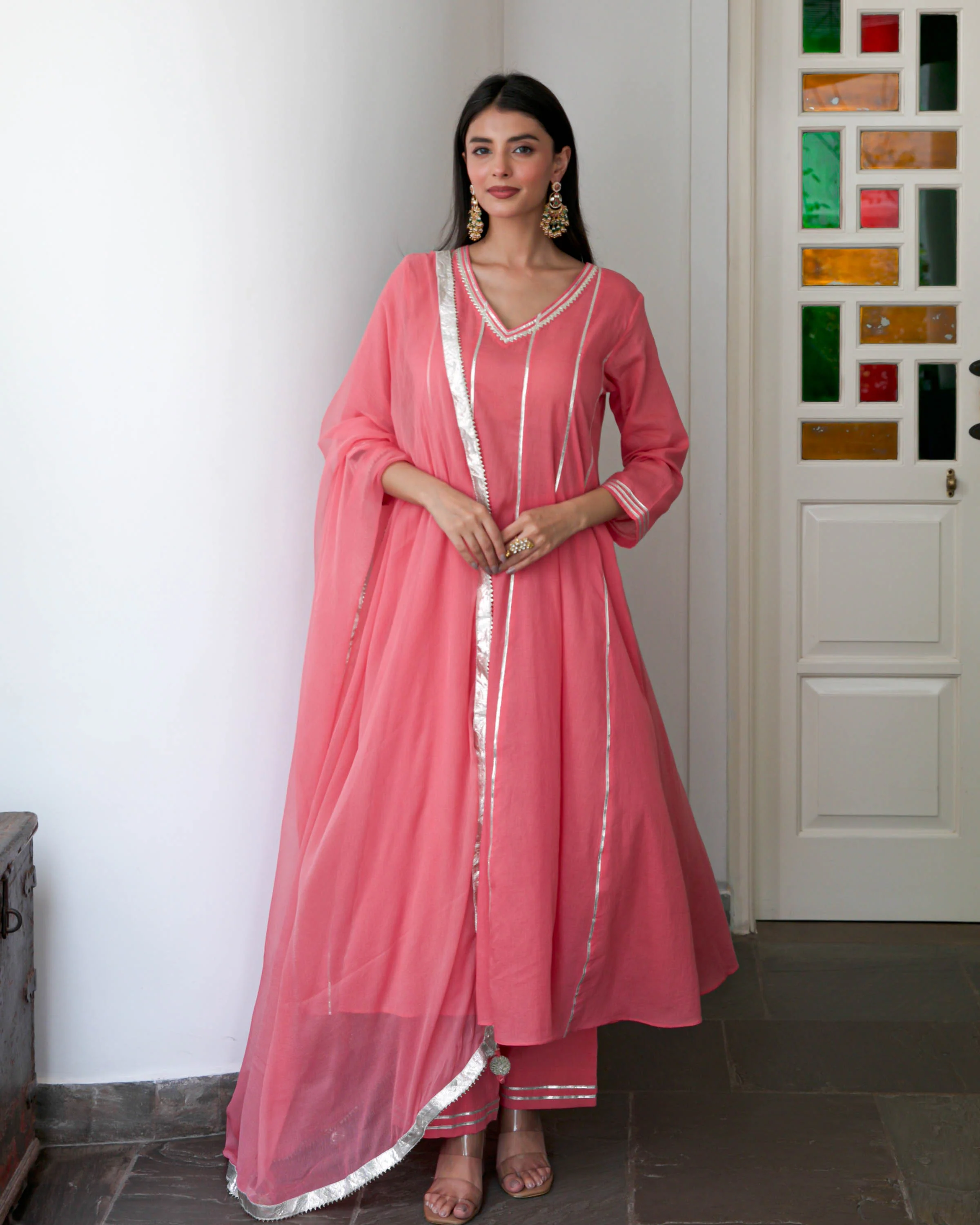 Gajri Cotton Suit Set - Woolfily