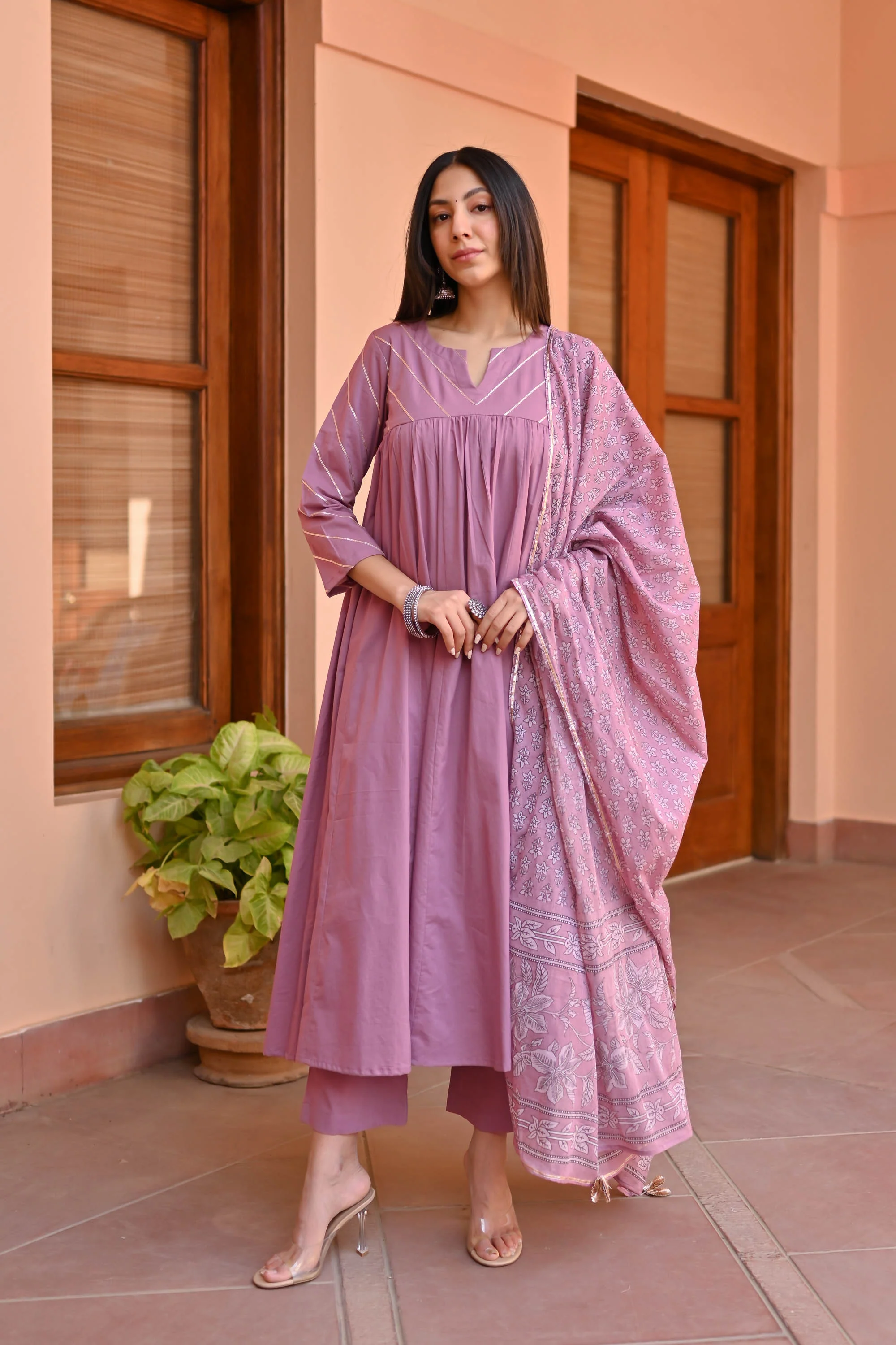 Cotton Majesty Trio Suit Set - Woolfily