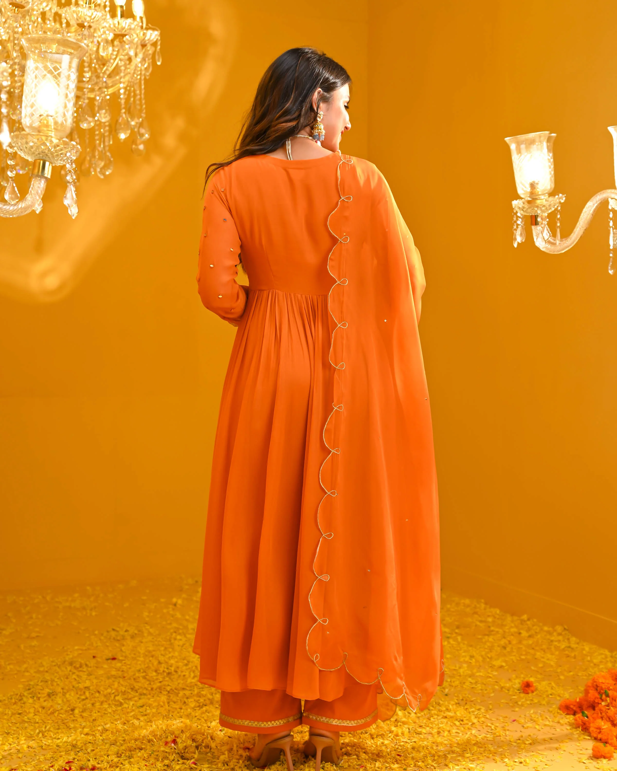 Meera Georgette Suit Set - Woolfily