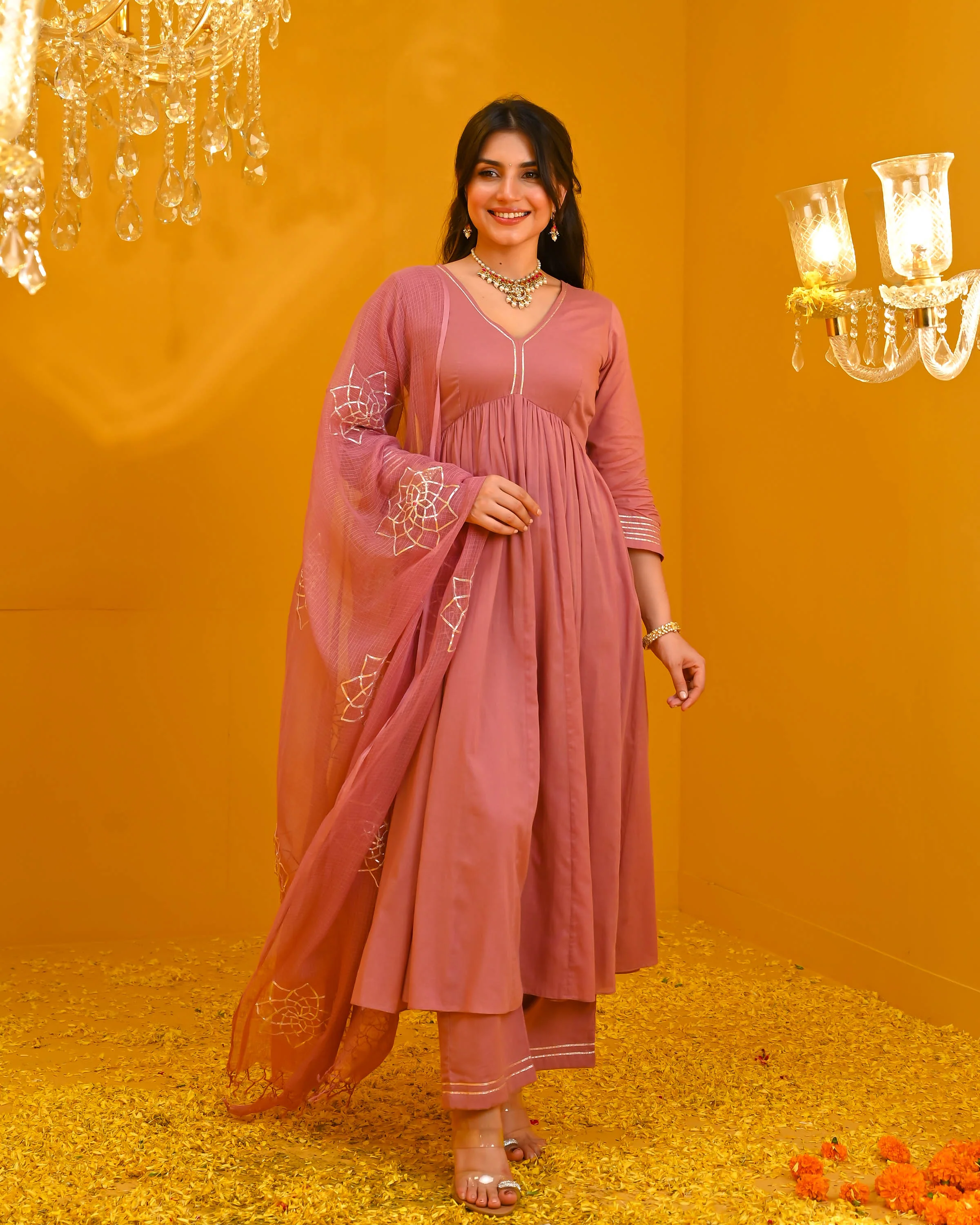 Charvi Cotton Suit Set - Woolfily