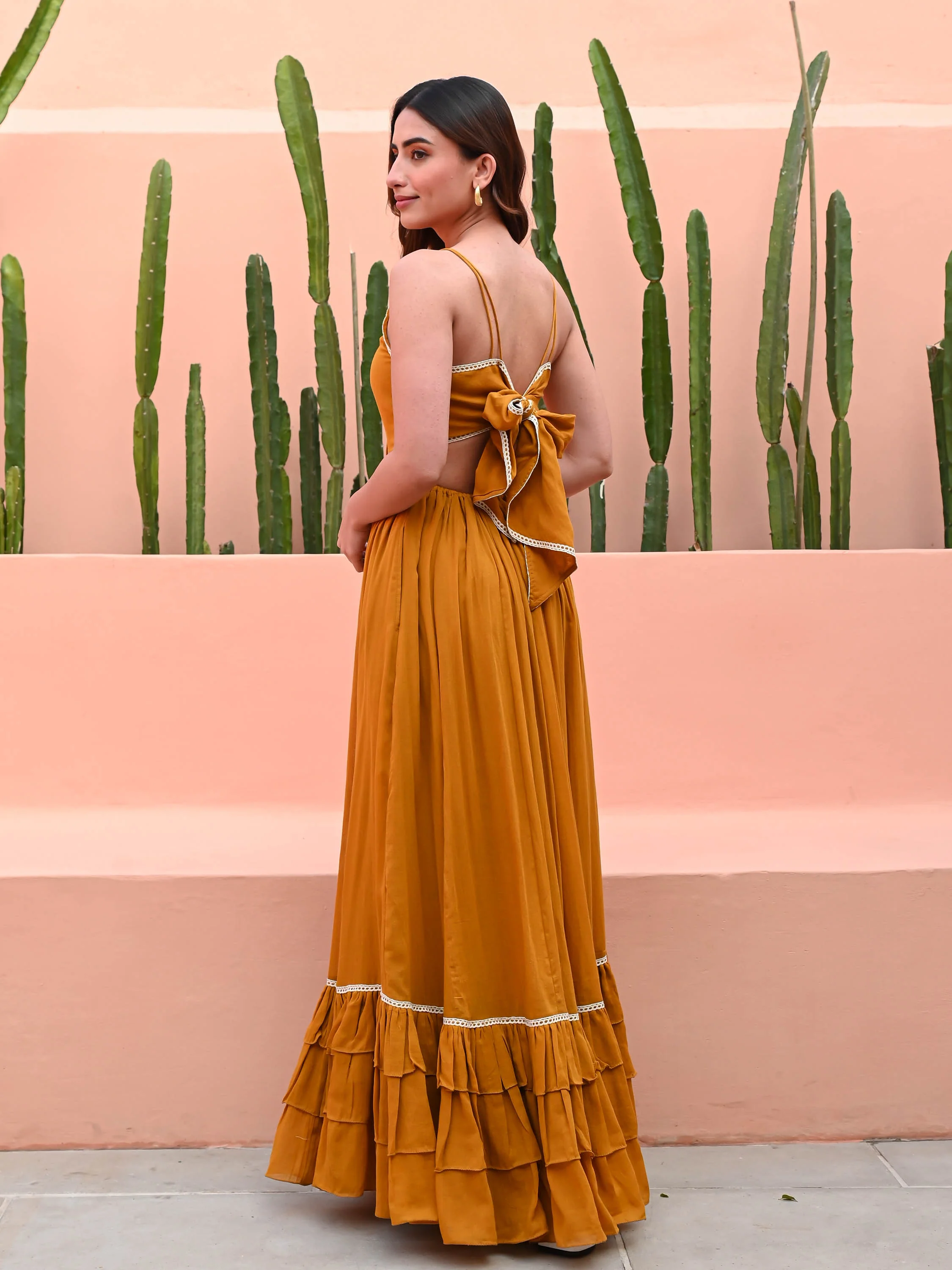 Marigold Cotton Dress - Woolfily