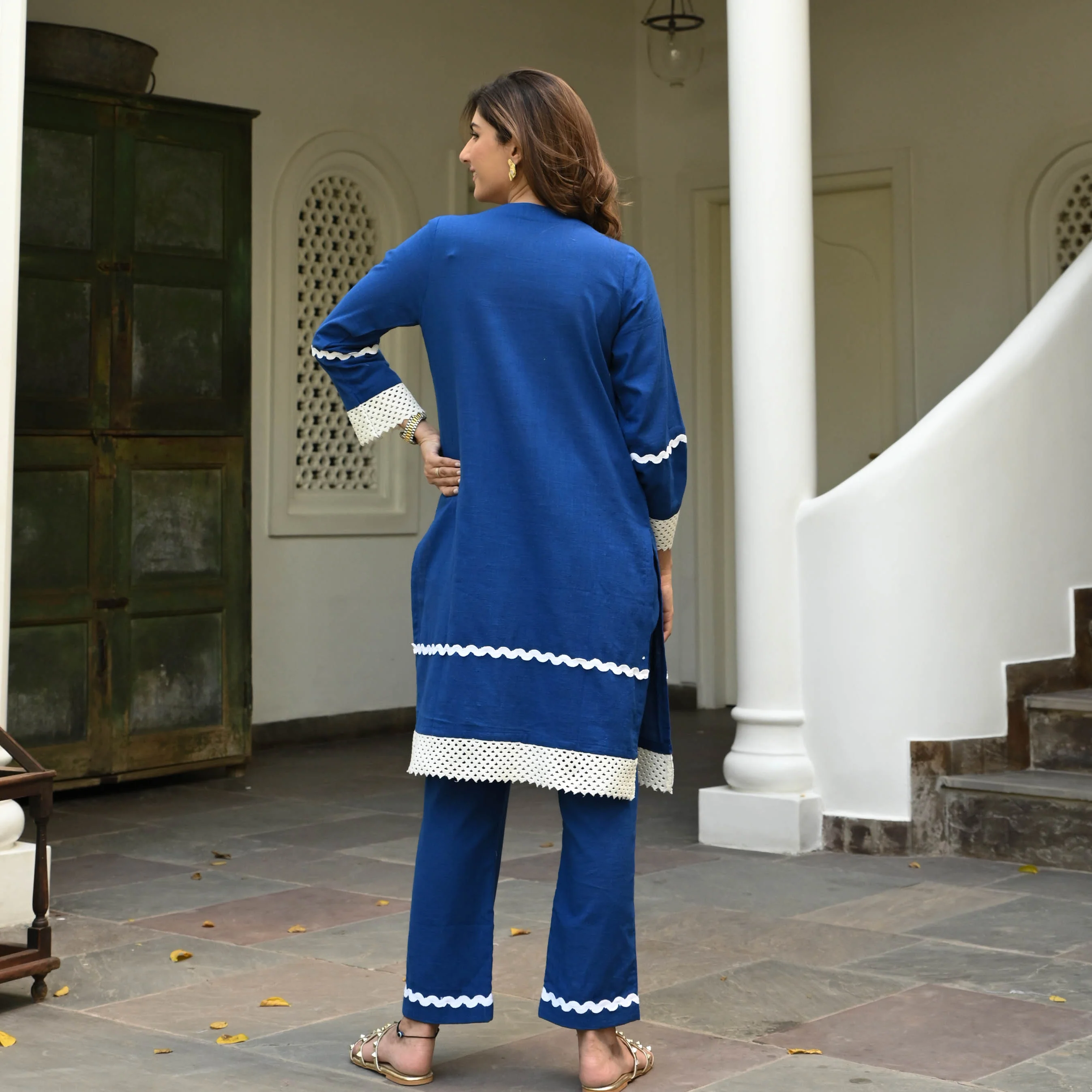 Bunaai Cotton Enchant Kurta Set - Woolfily
