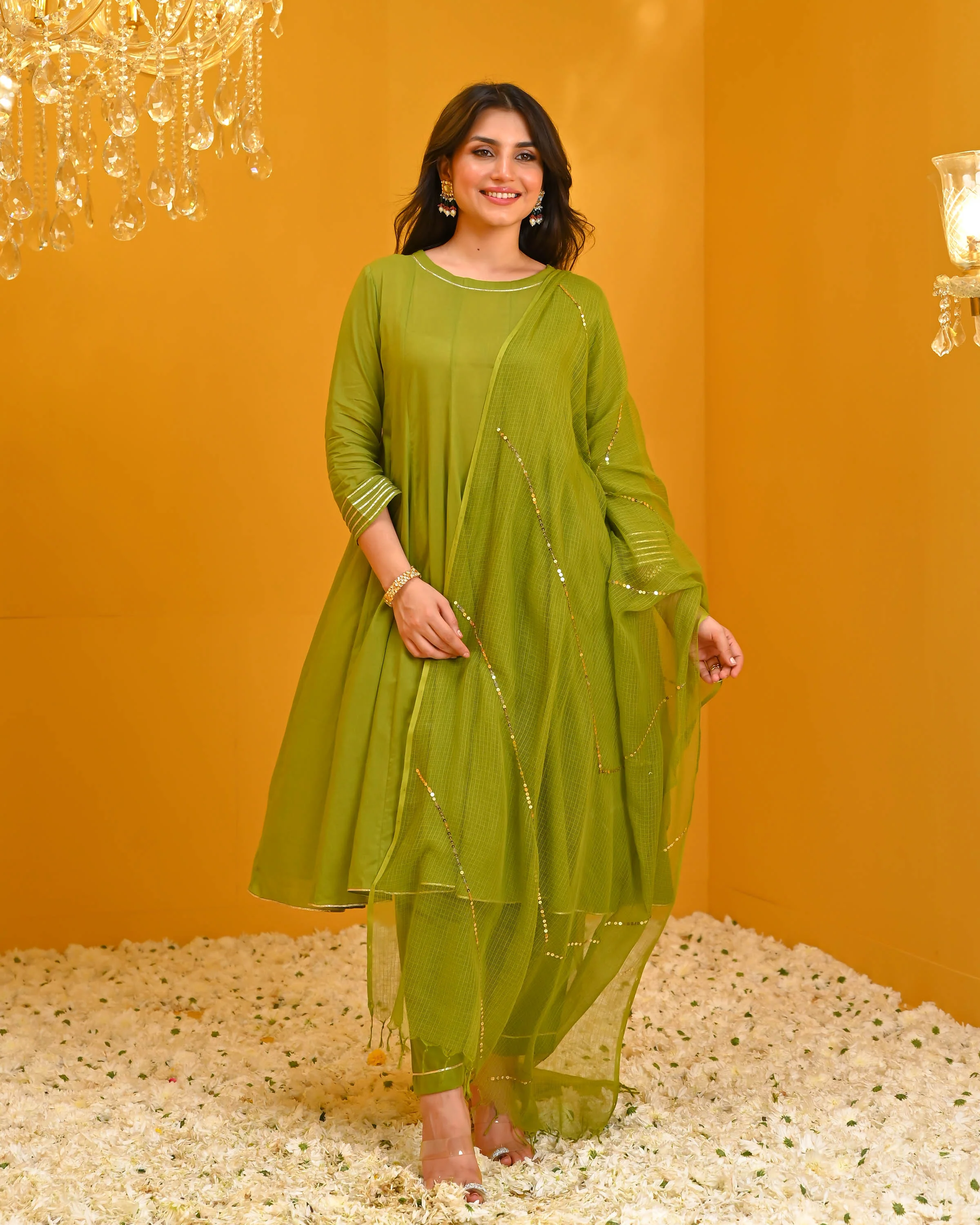 Eshita Cotton Suit Set - Woolfily