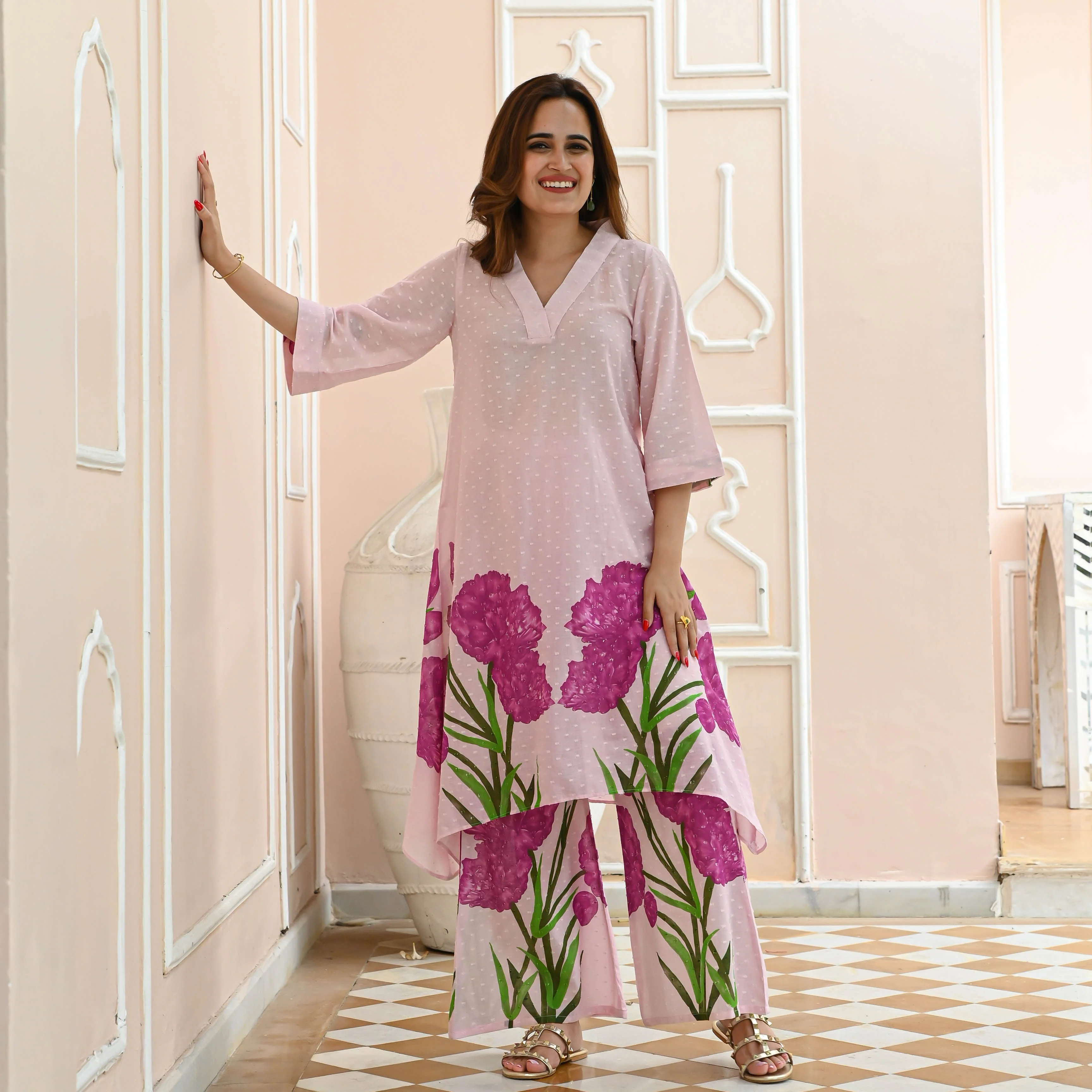 Ipsita Floral Co-ord Set - Woolfily