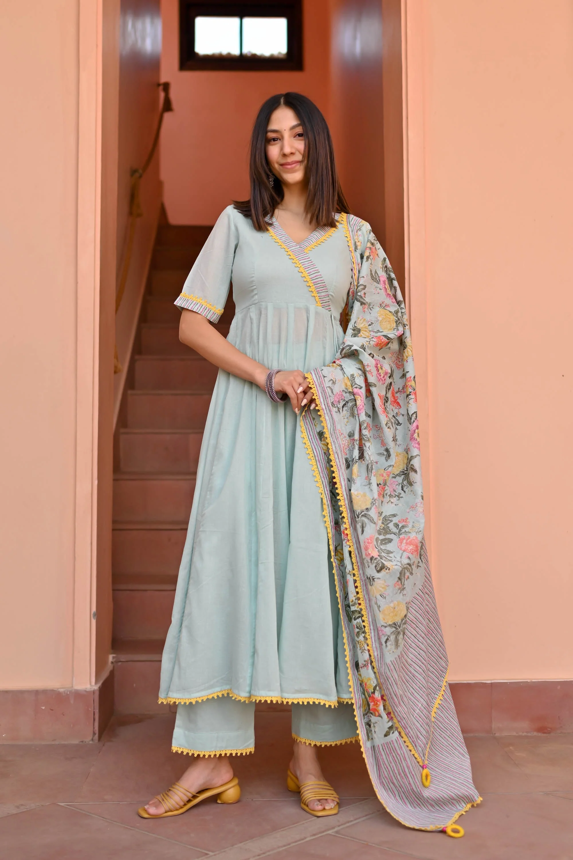 Dew Cotton Suit Set of 3 - Woolfily