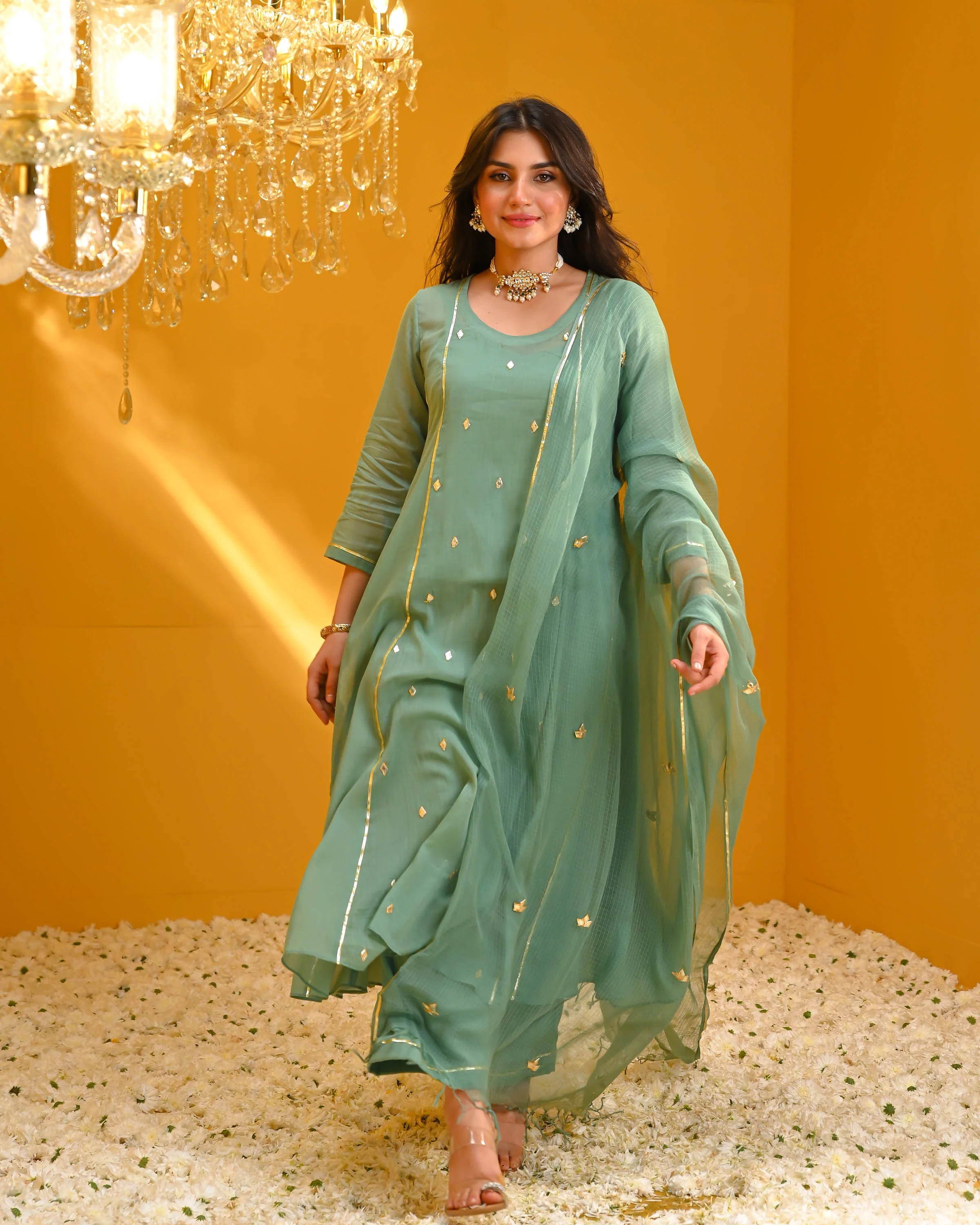 Yashvi Cotton Suit Set - Woolfily