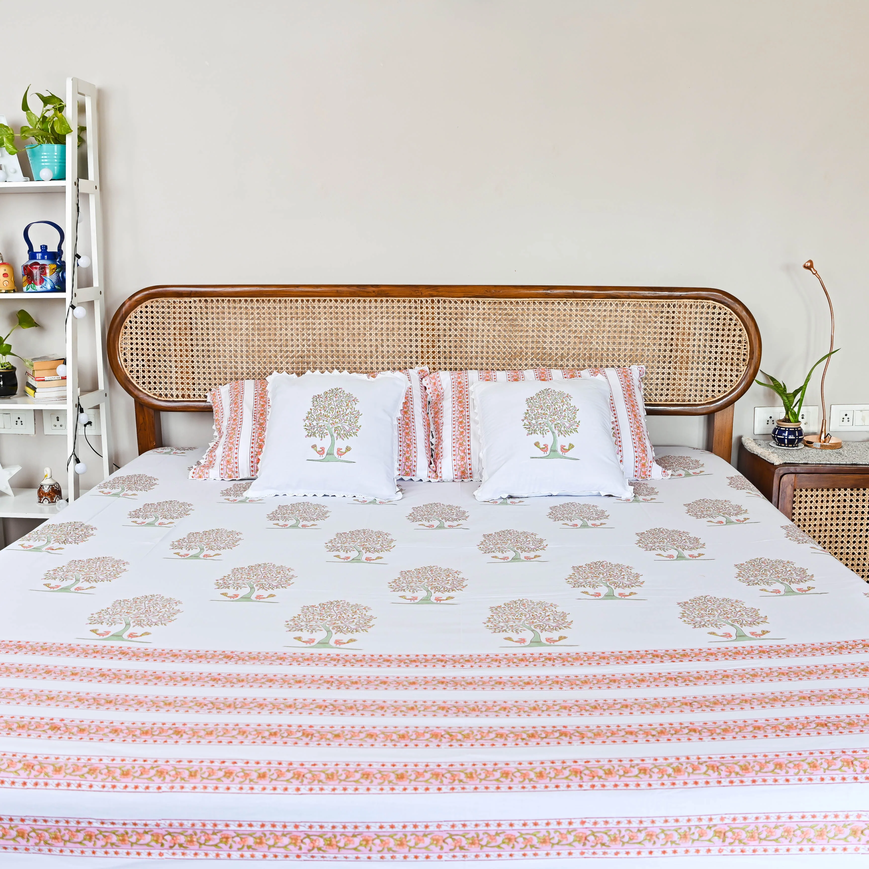 Bunaai Dreamsoft Handblock Printed Bedsheet - Woolfily