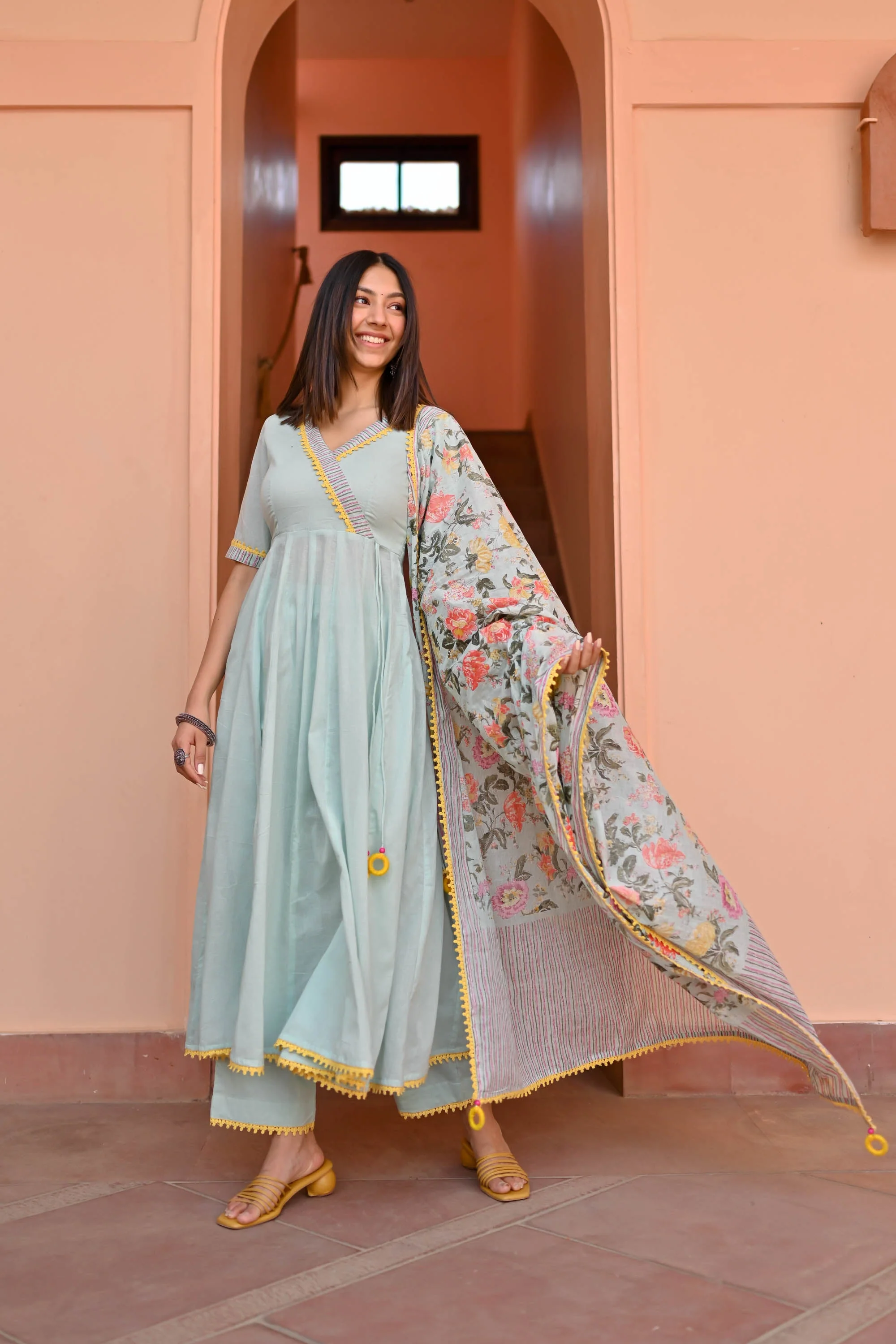 Dew Cotton Suit Set of 3 - Woolfily