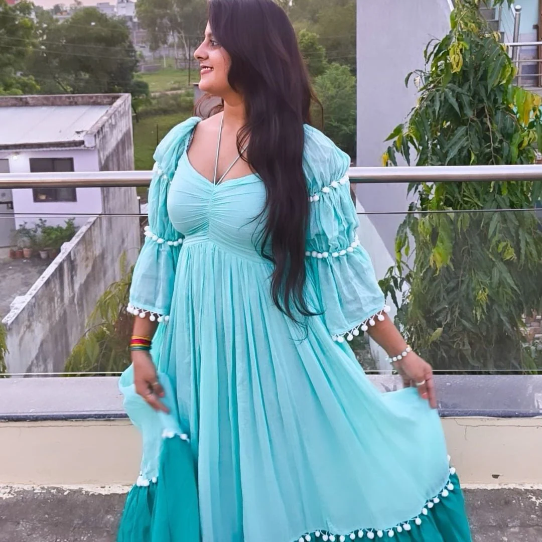 Bunaai Radiant Cotton Dress - Woolfily