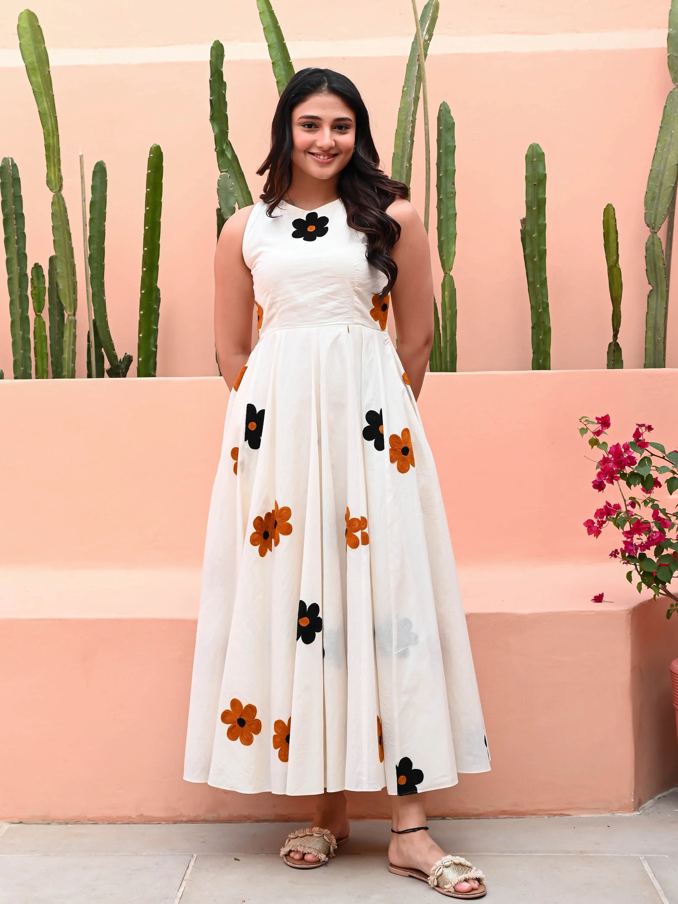 Snow White Embroidered Dress - Woolfily