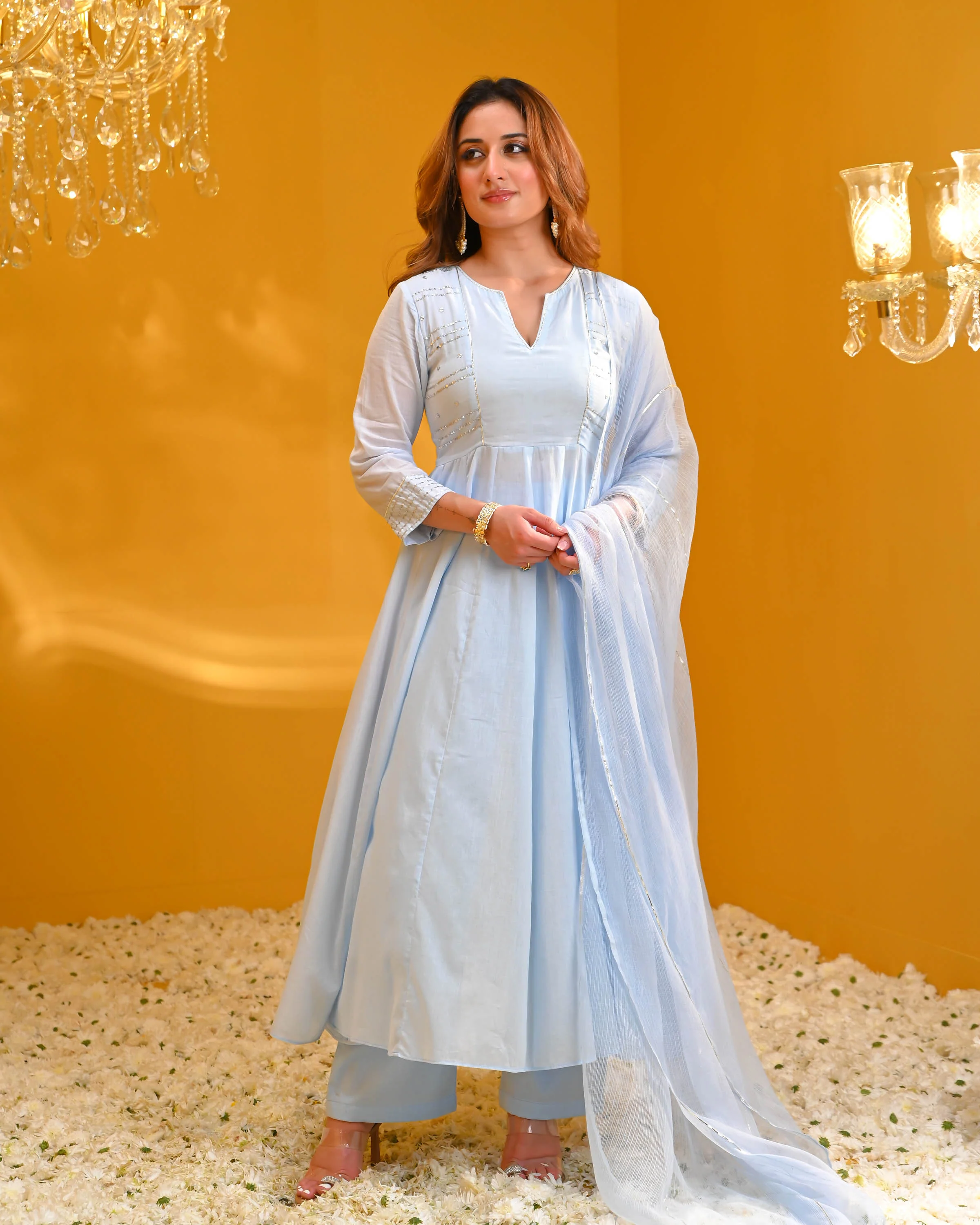 Bhavika Cotton Suit Set - Woolfily