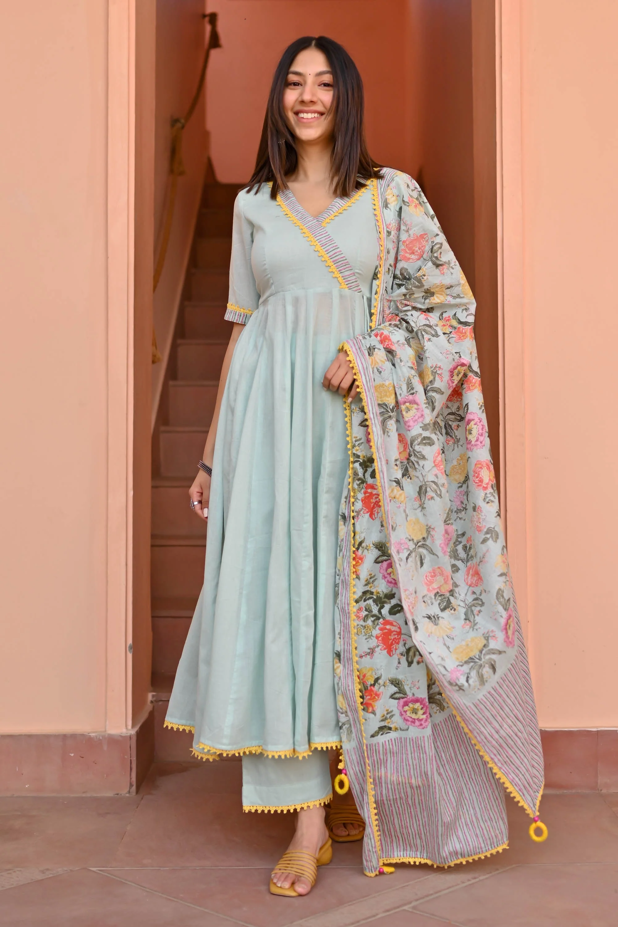 Dew Cotton Suit Set of 3 - Woolfily