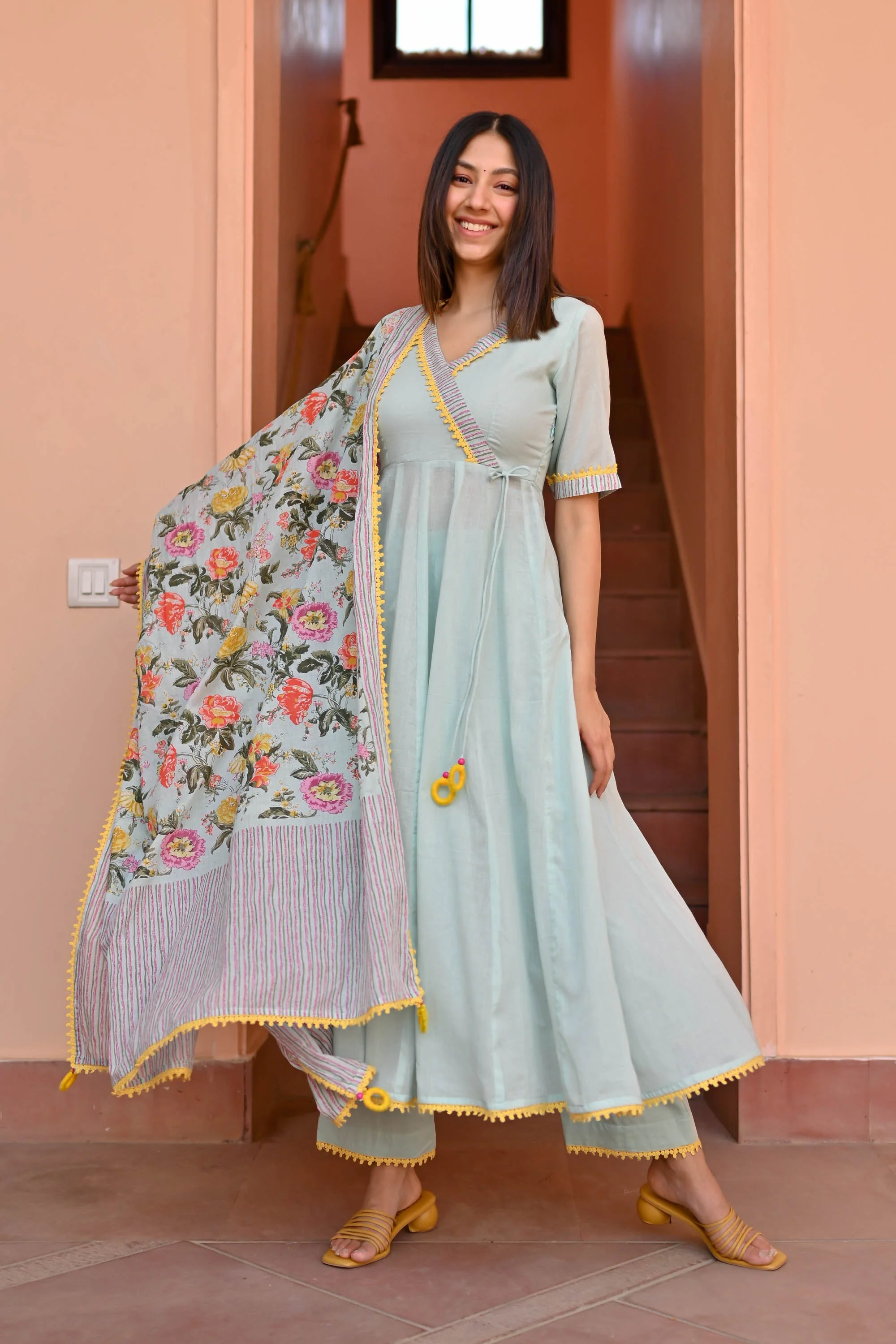 Dew Cotton Suit Set of 3 - Woolfily