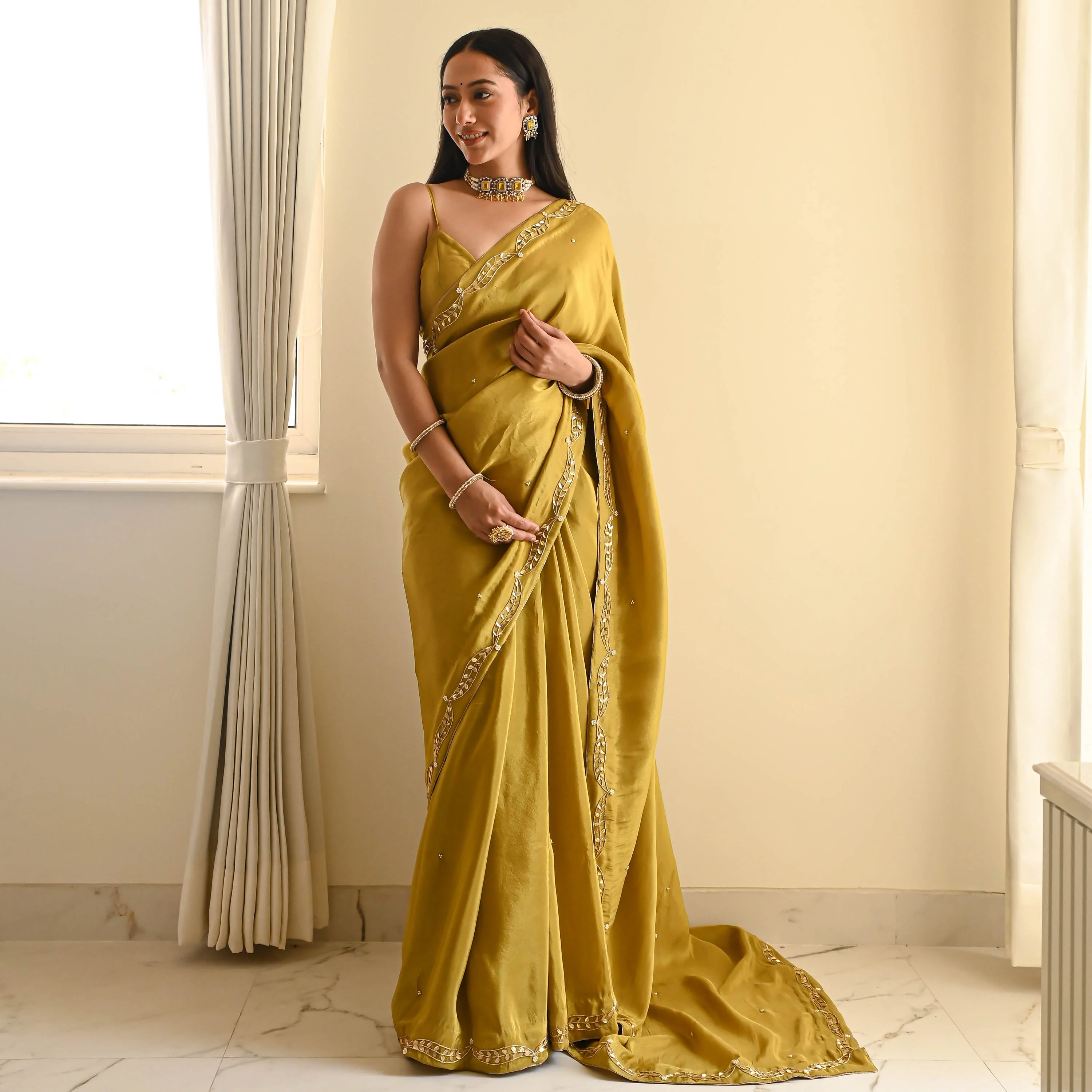 Midnight Mystique Silk Saree - Woolfily