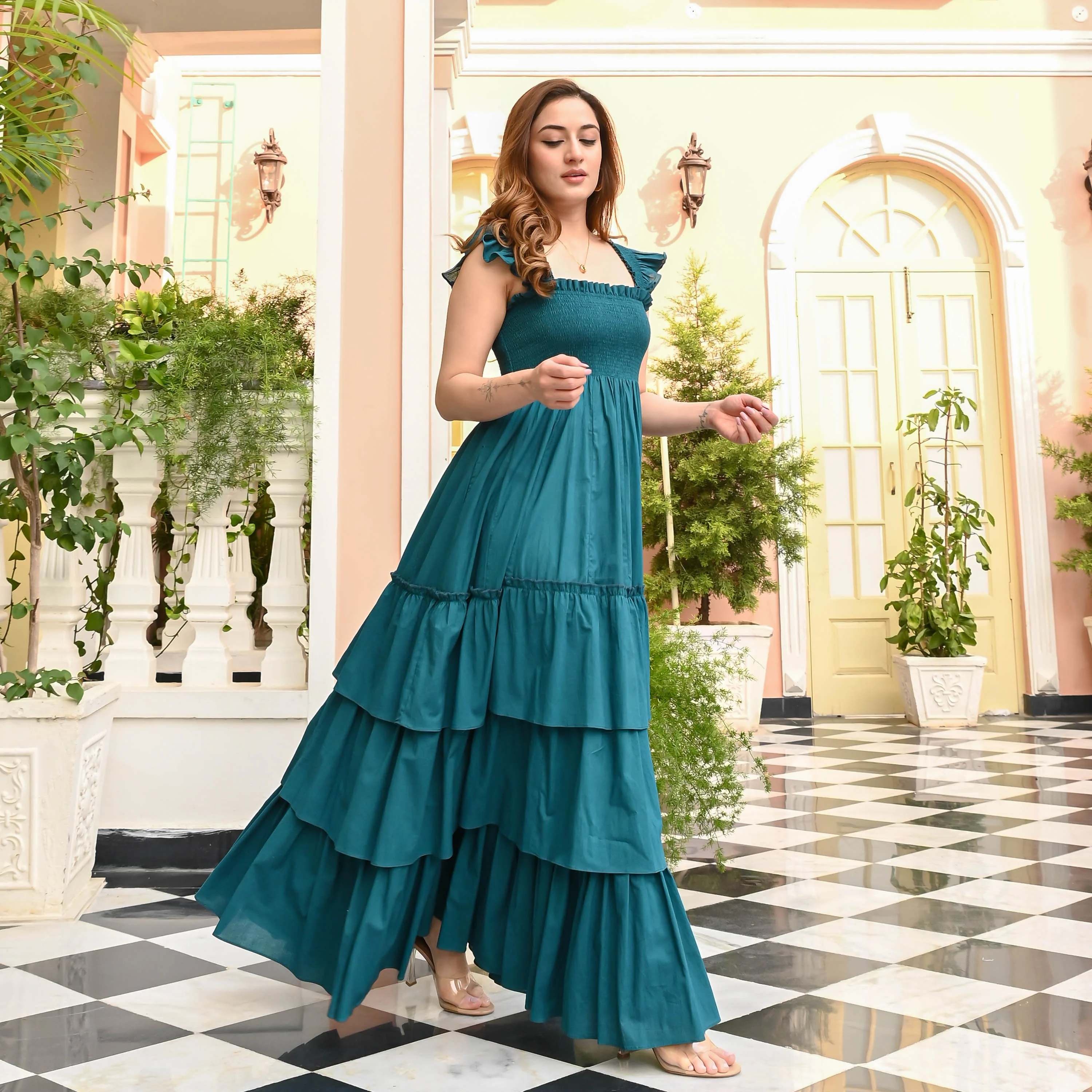 Bunaai Coastal Charm Cotton Dress - Woolfily