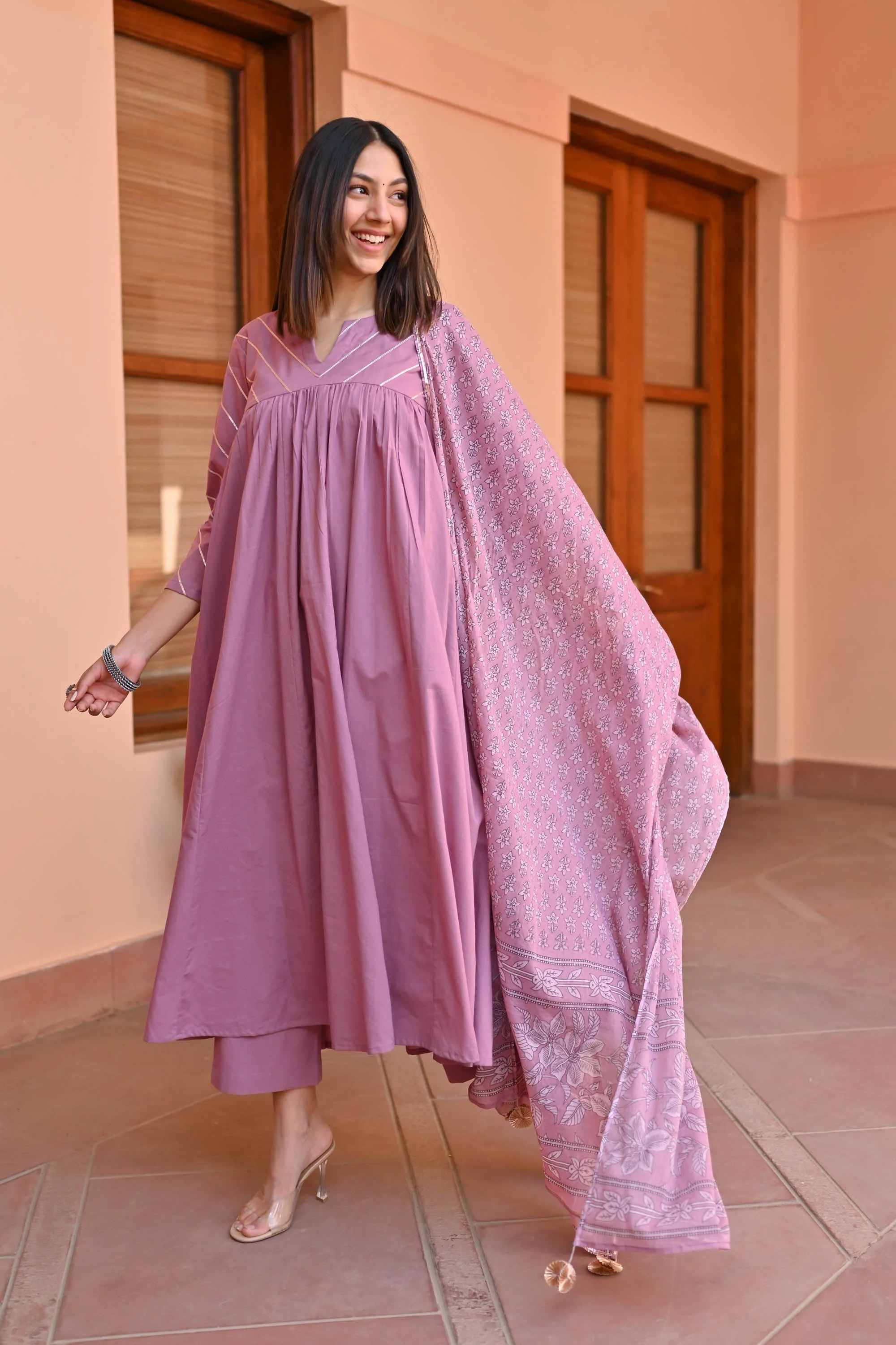 Cotton Majesty Trio Suit Set - Woolfily