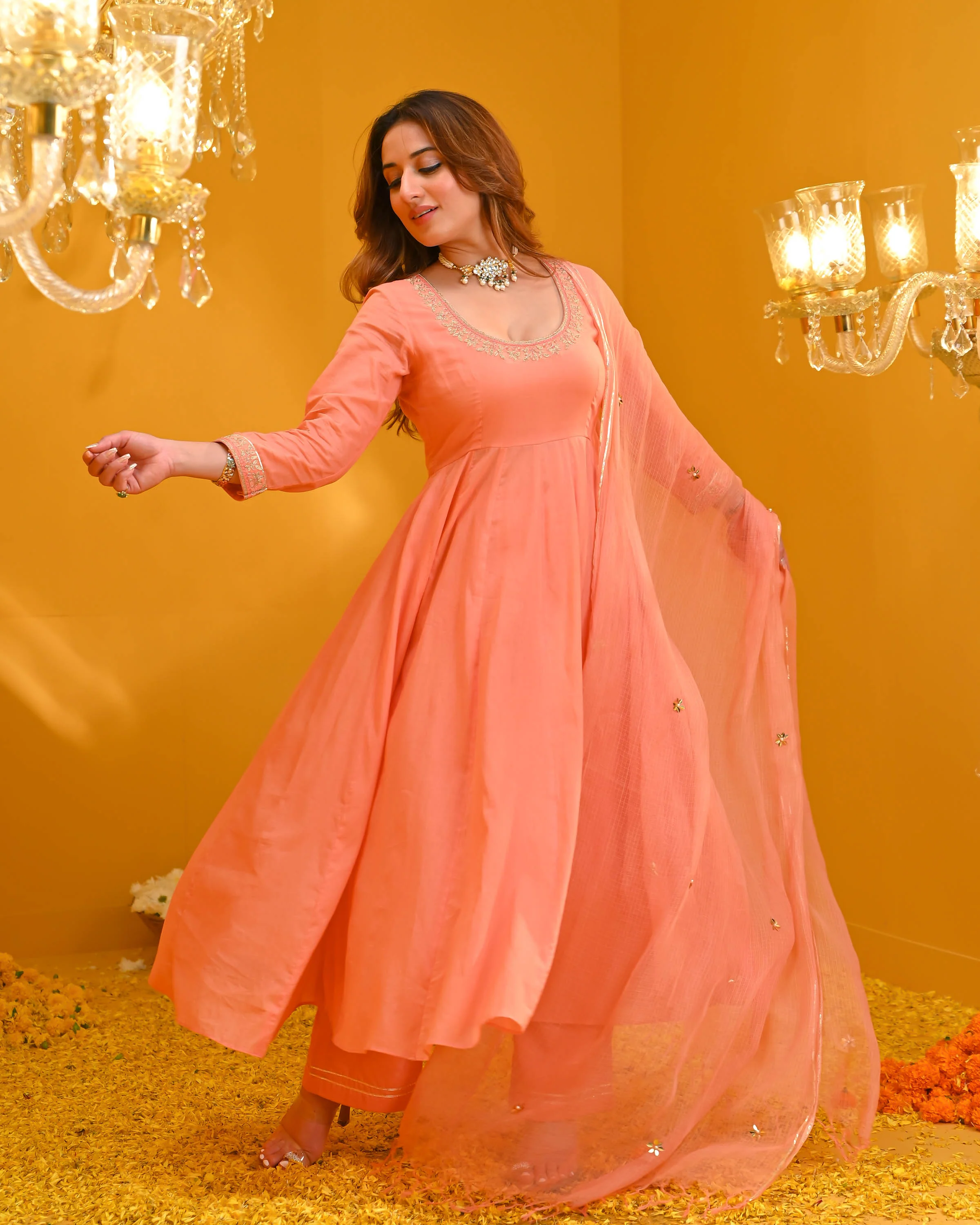 Jhanvi Cotton Suit Set - Woolfily