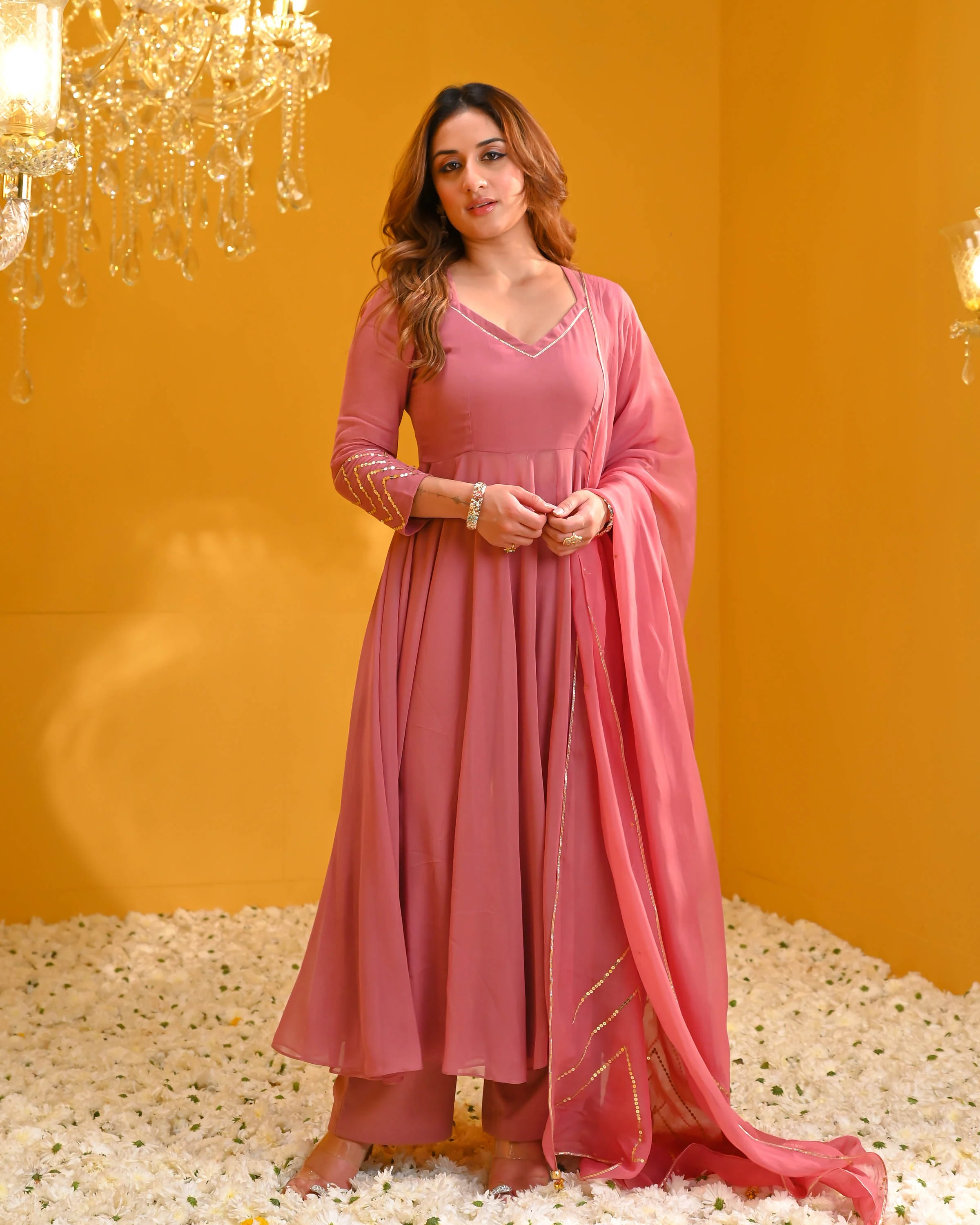 Ojasvi Georgette Suit Set - Woolfily