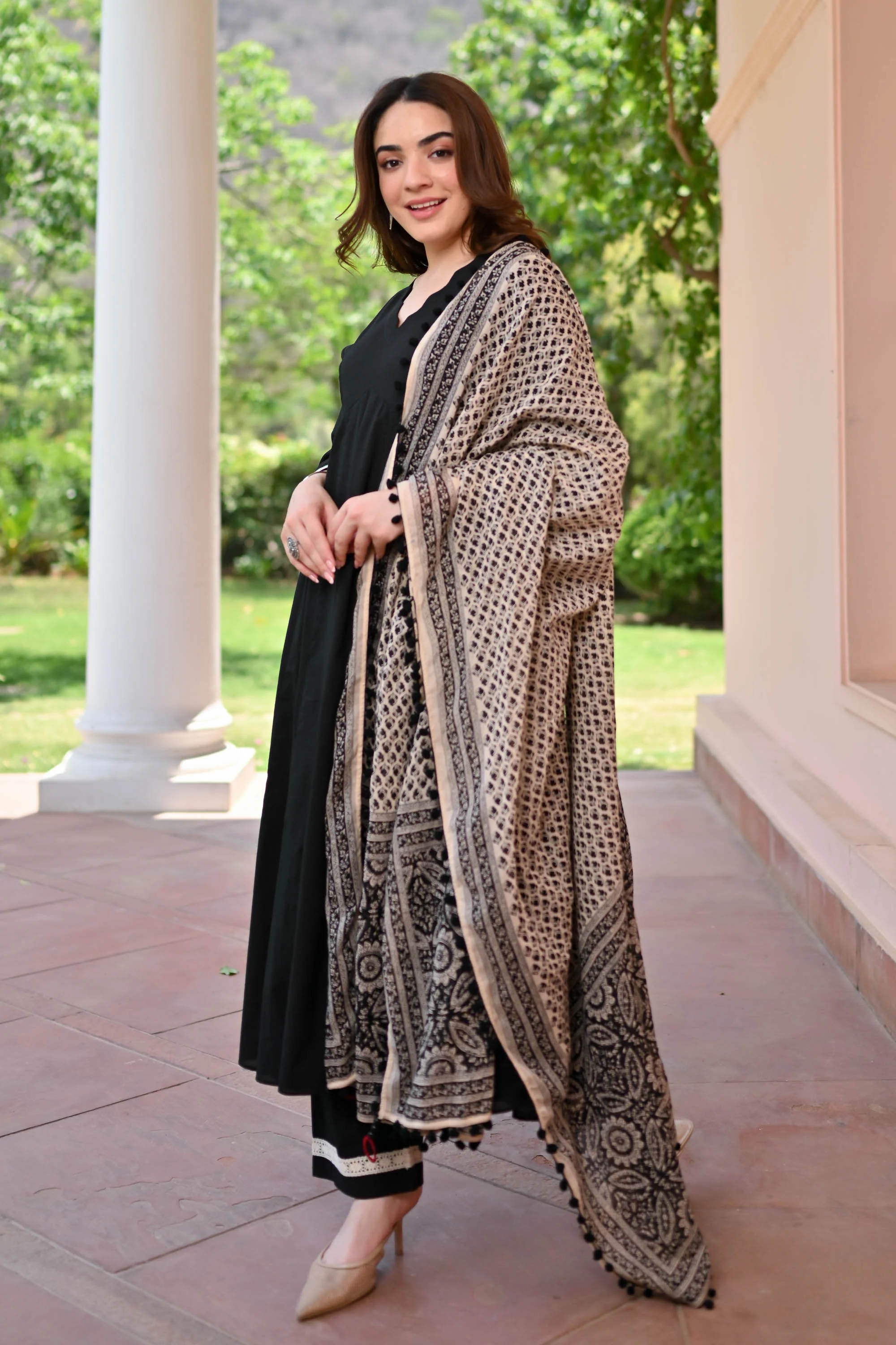 Urvashi Cotton Suit Set of Three - Woolfily