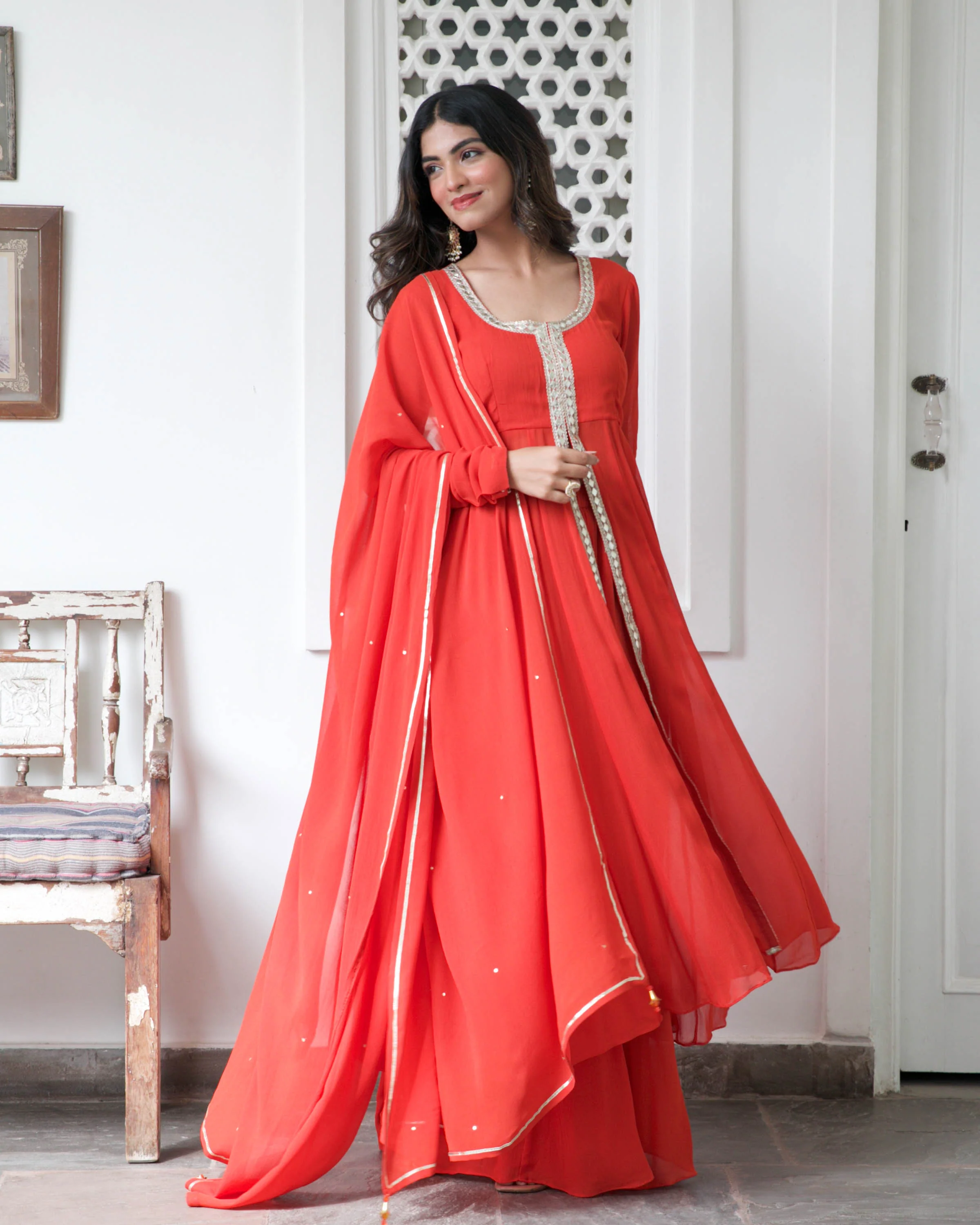 Gulab Georgette Suit Set - Woolfily