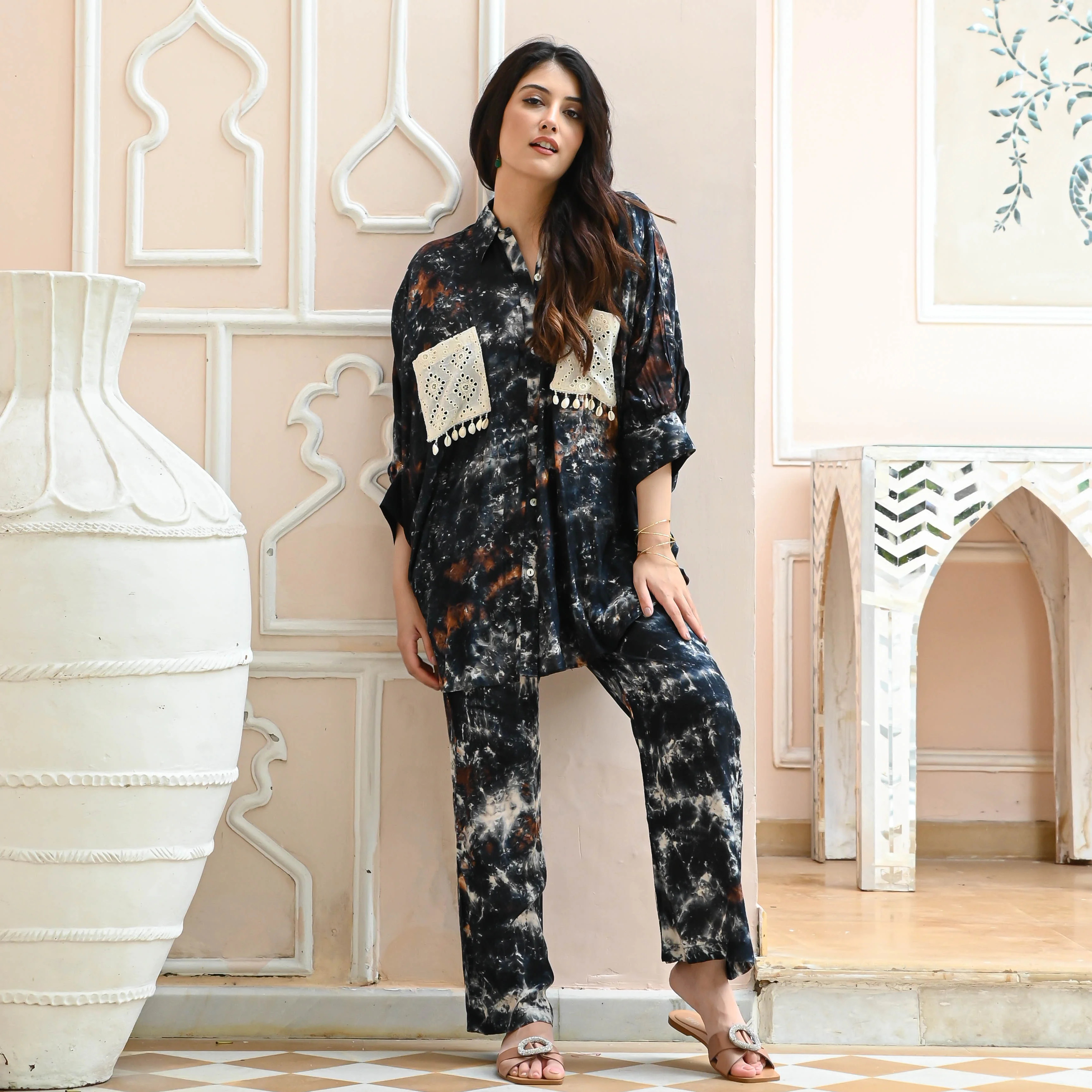 Bunaai Kalpana Co-ord Set - Woolfily