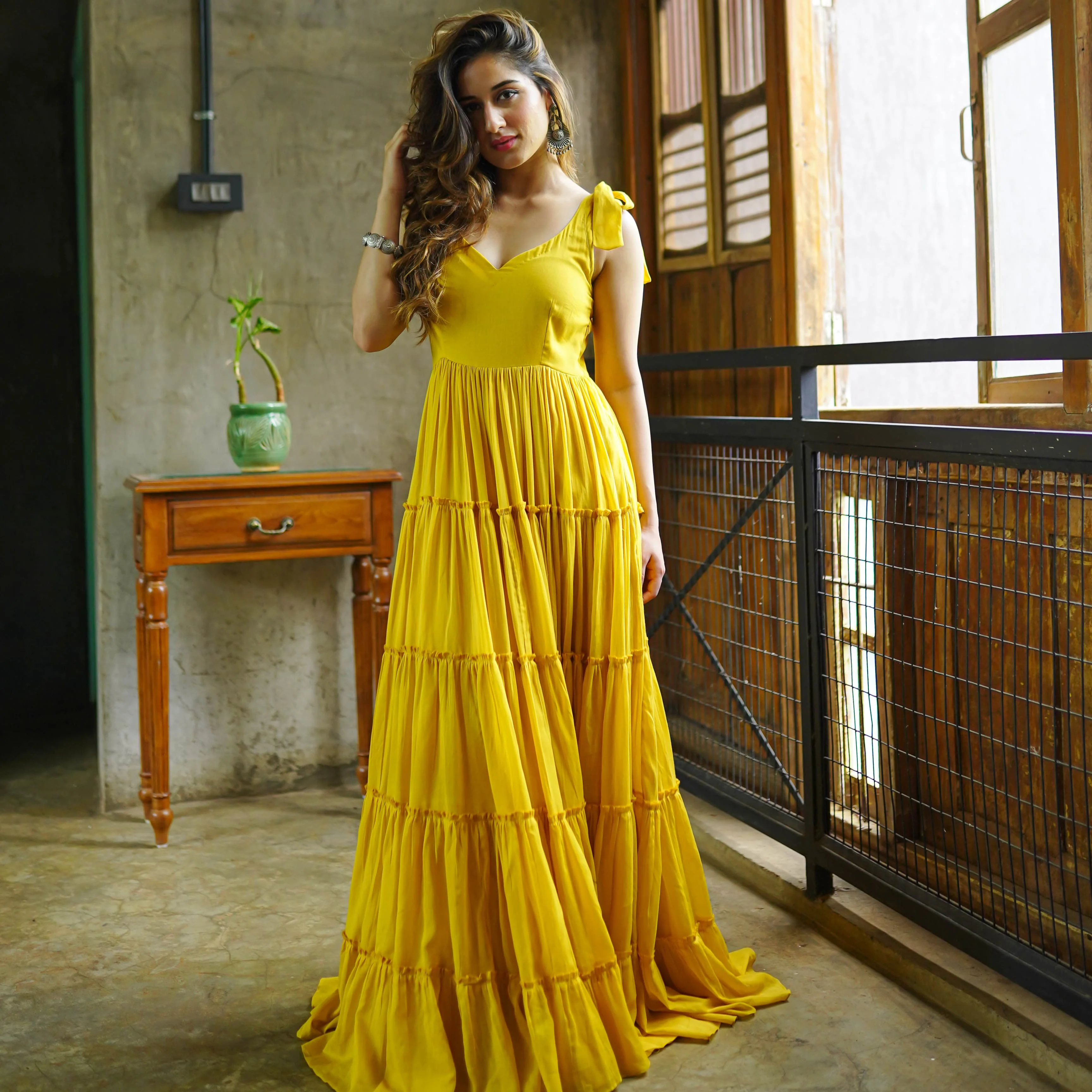 Bunaai Rylee Cotton Maxi Dress - Woolfily