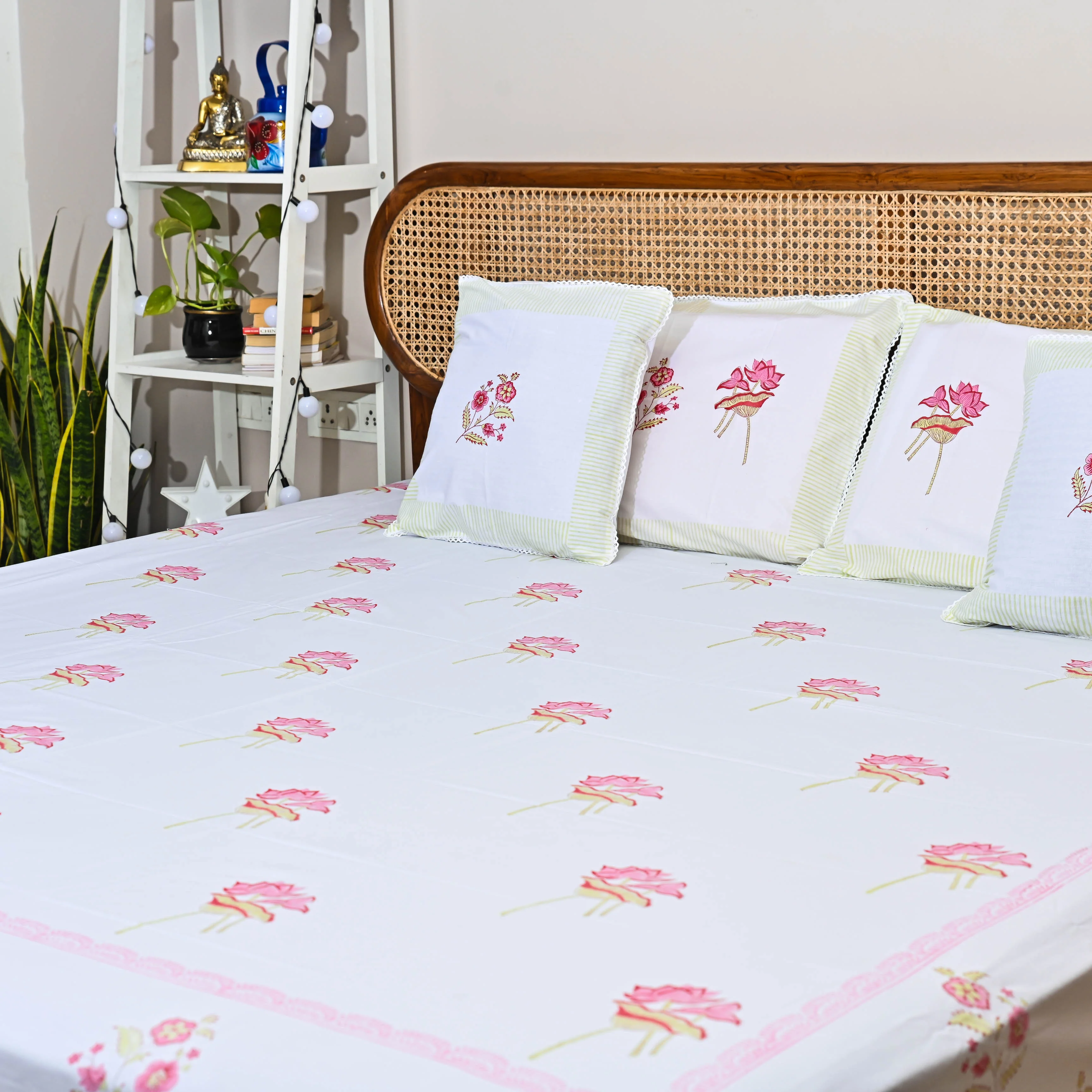 Bunaai ComfoBuddy Handblock Printed Bedsheet - Woolfily