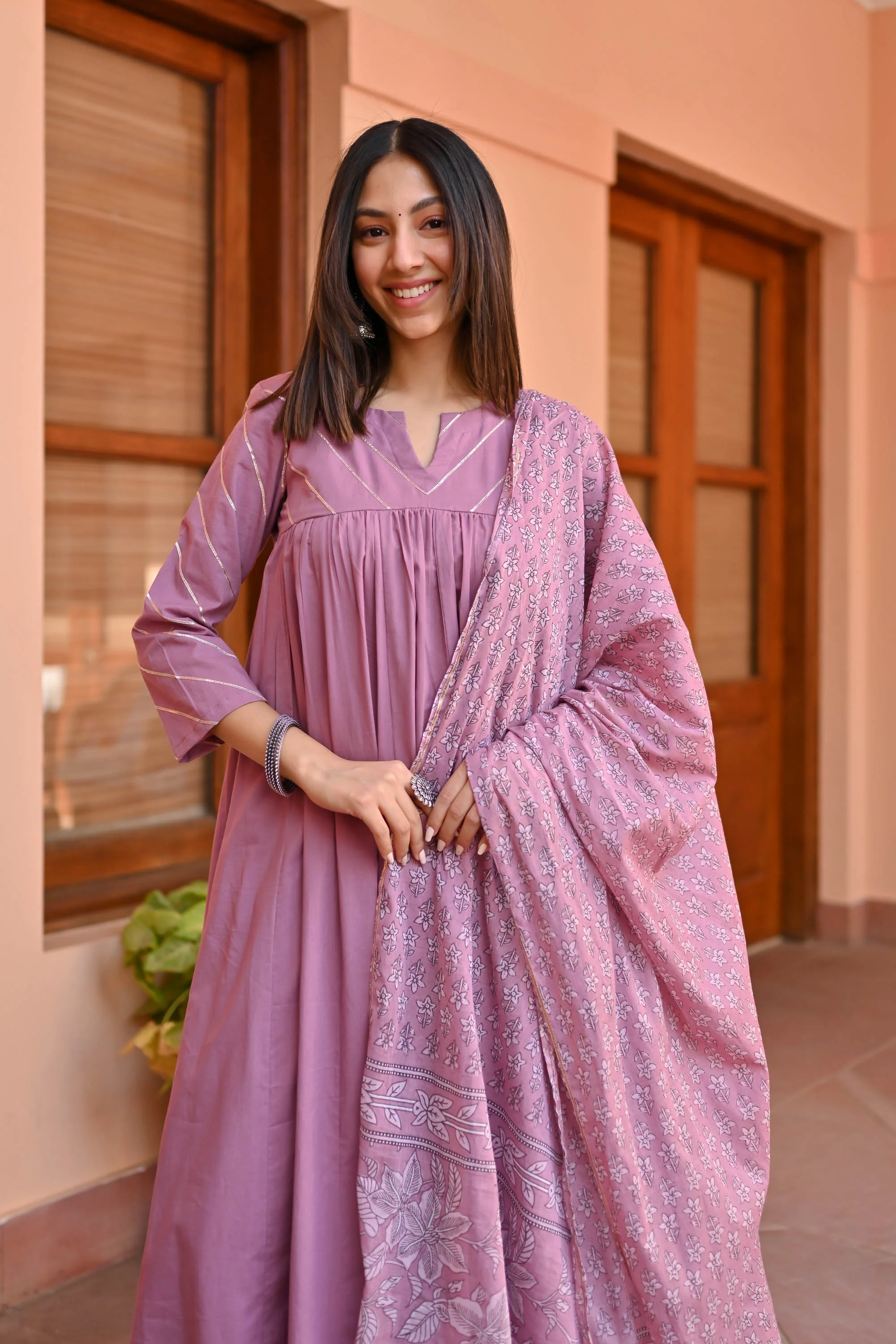 Cotton Majesty Trio Suit Set - Woolfily