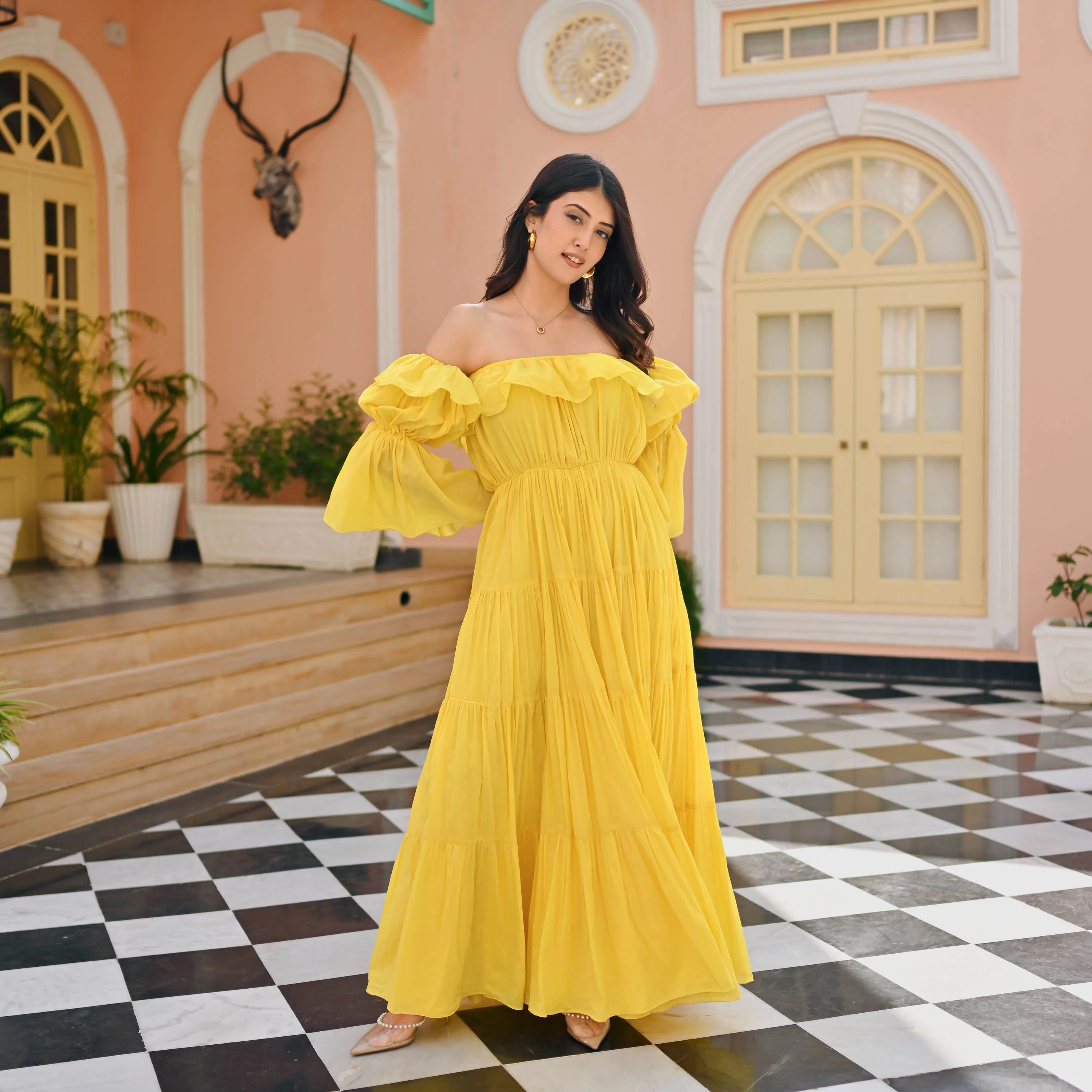 Bunaai Tropical Tango Cotton Dress - Woolfily