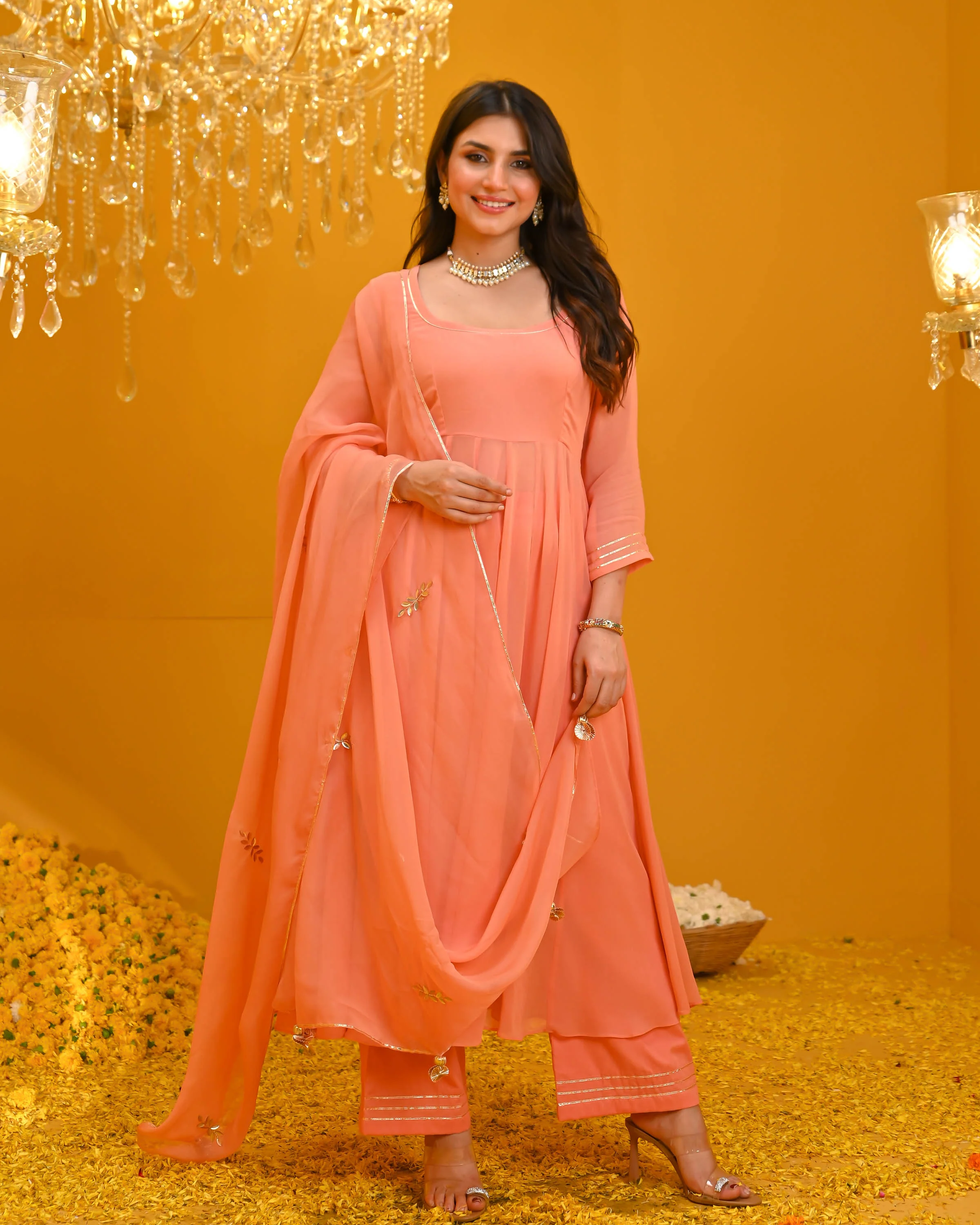 Anaya Georgette Suit Set - Woolfily