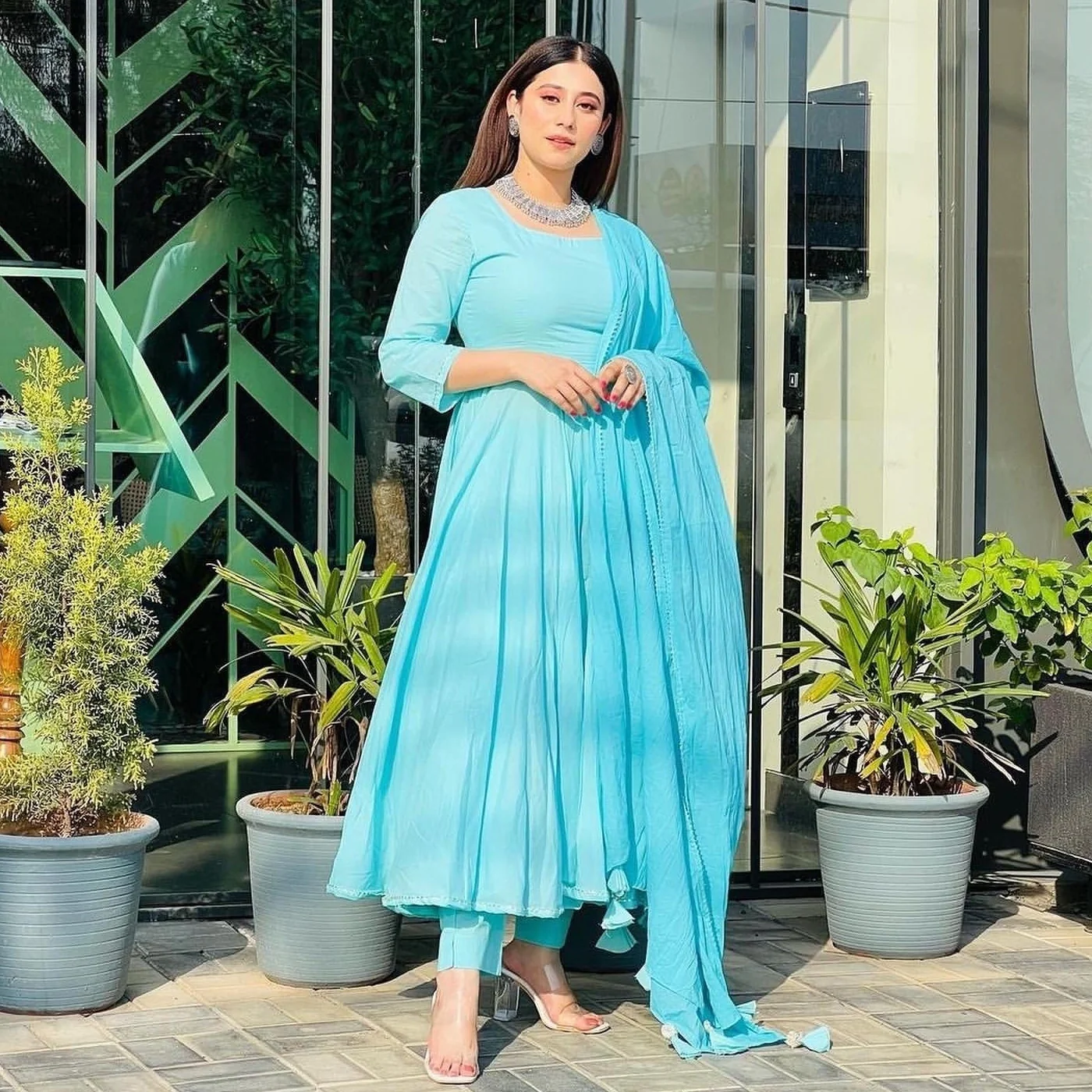 Soothing Sea Cotton Suit (Set of 3) - Woolfily