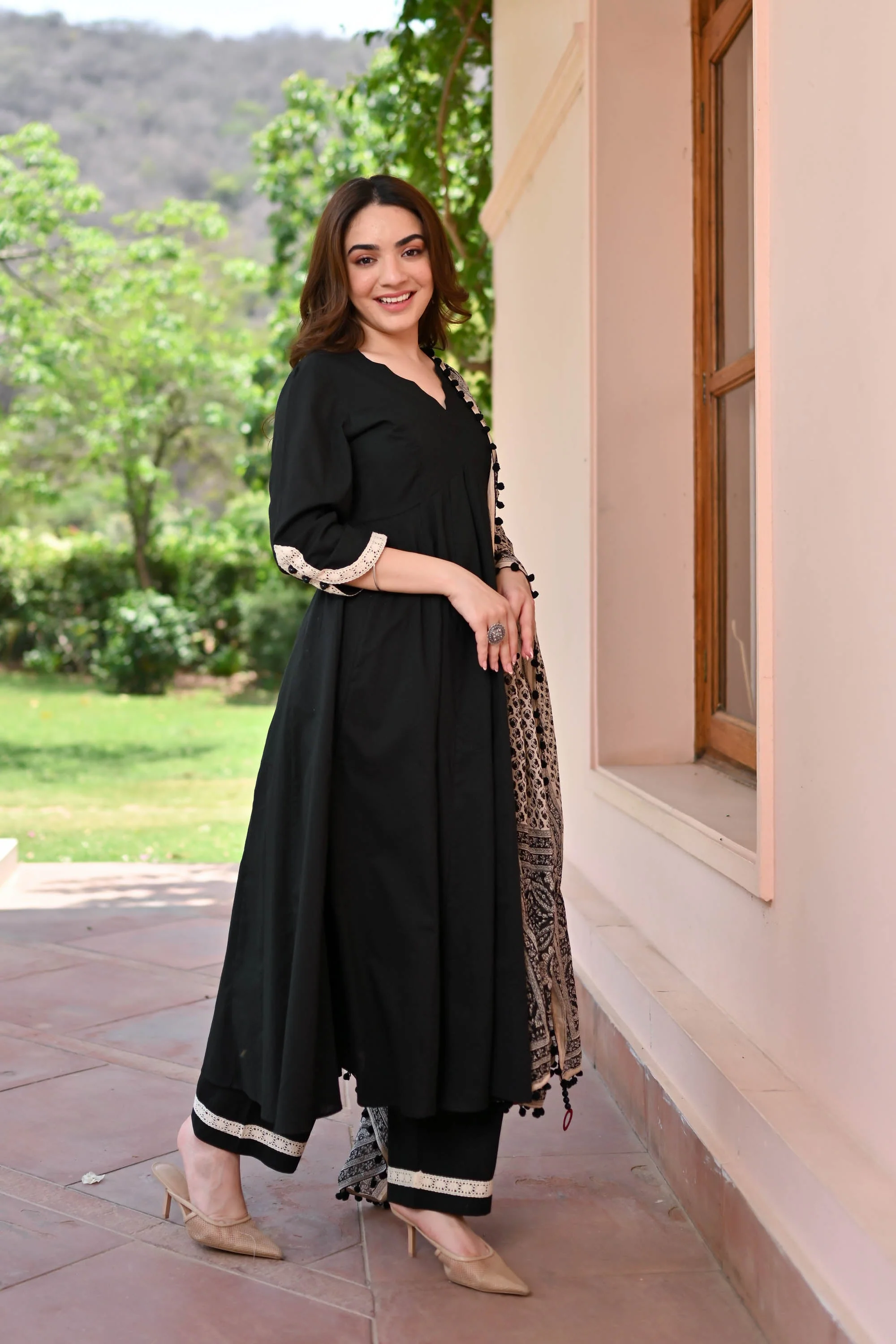 Urvashi Cotton Suit Set of Three - Woolfily