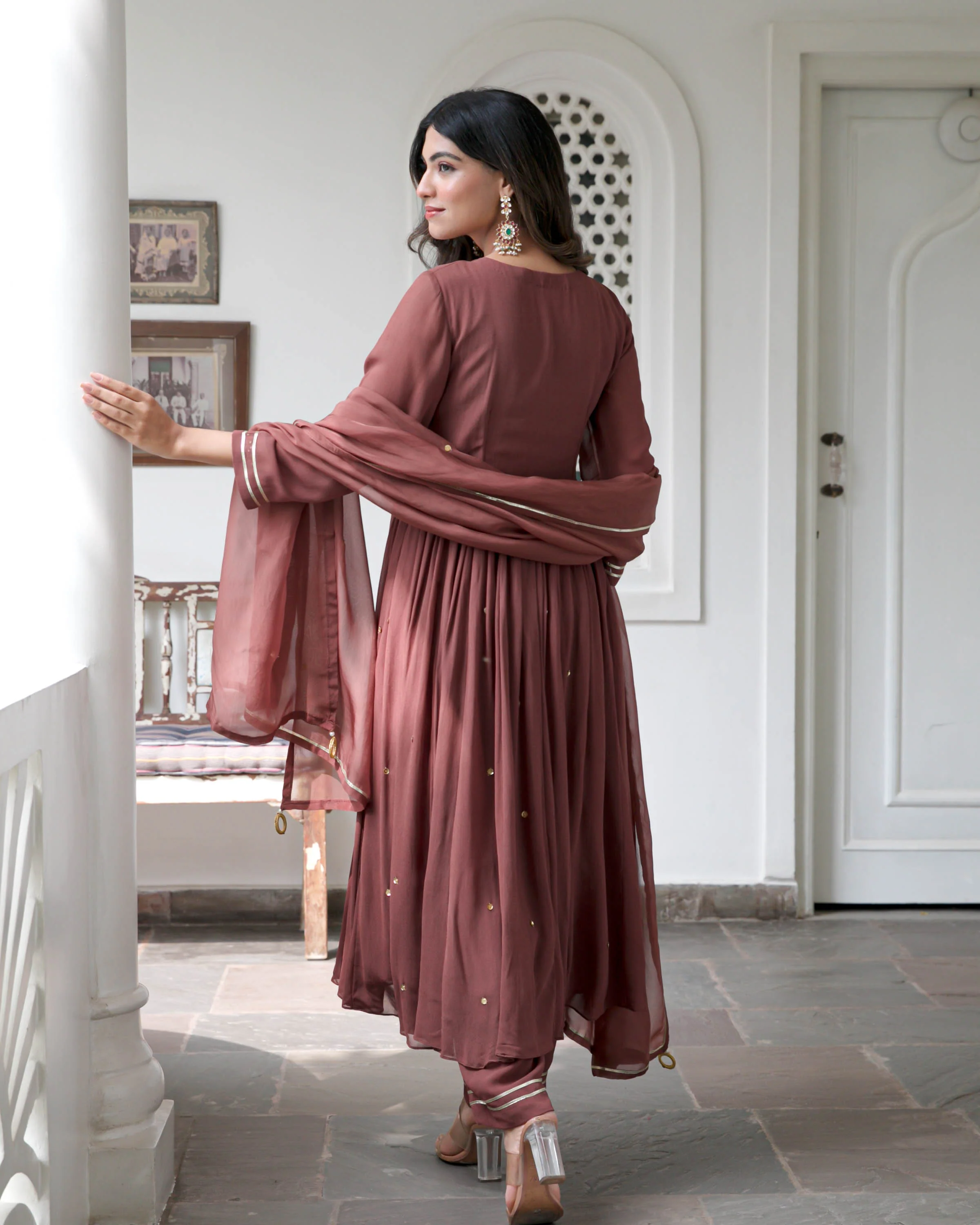 Koyal Georgette Suit Set - Woolfily