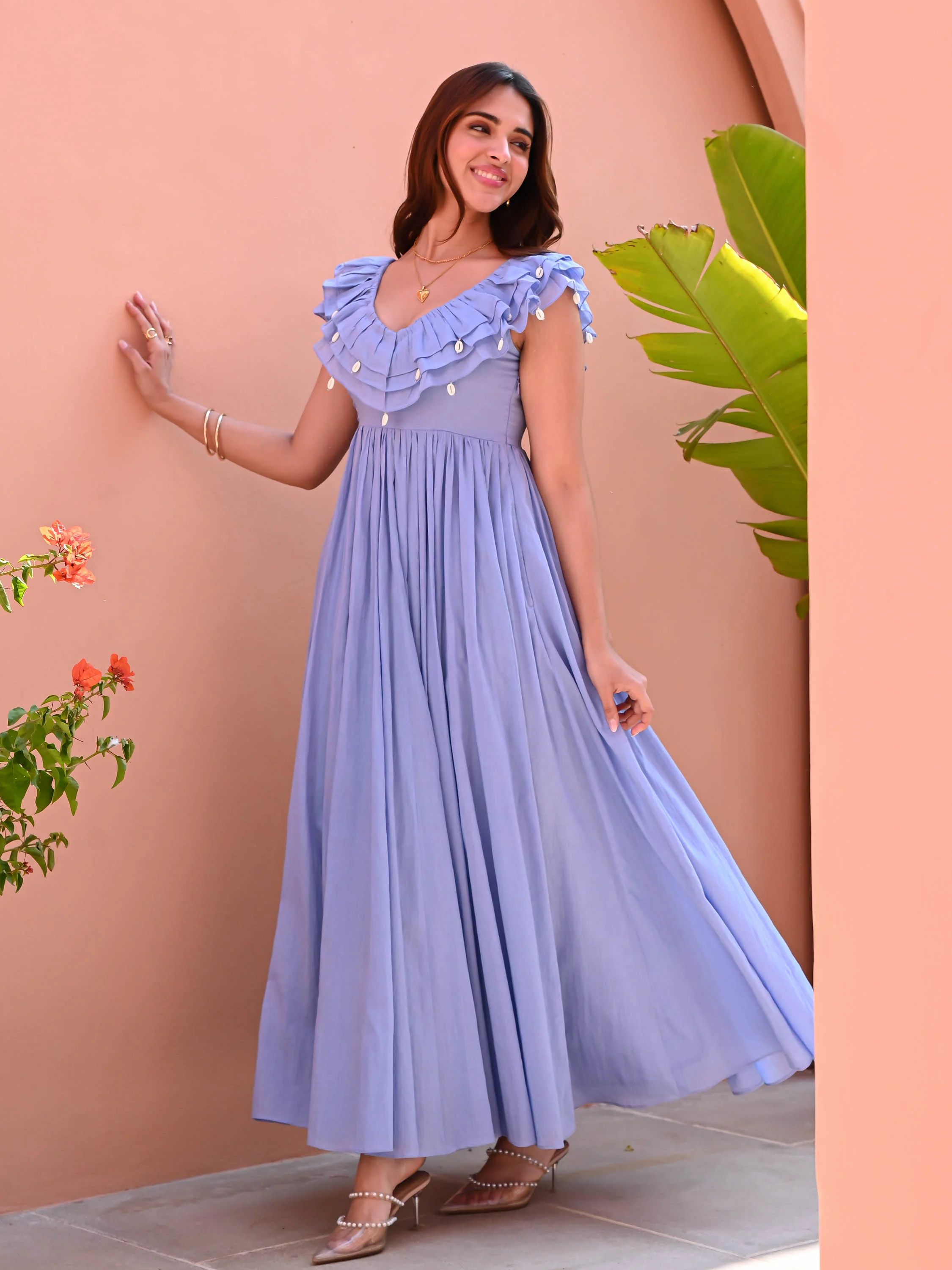 Serenity Cotton Dress - Woolfily