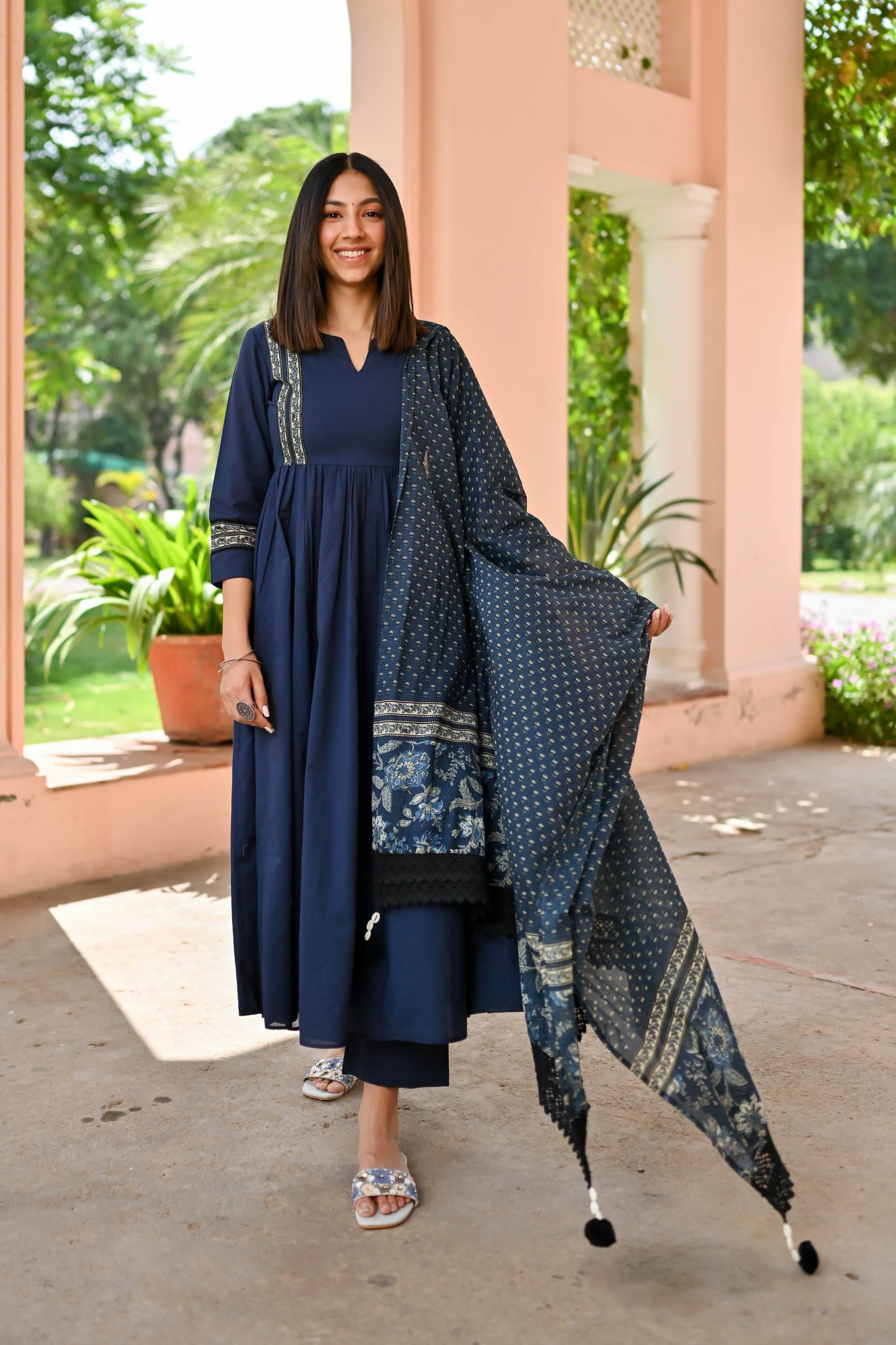 Vidhi Cotton Suit Set of 3 - Woolfily