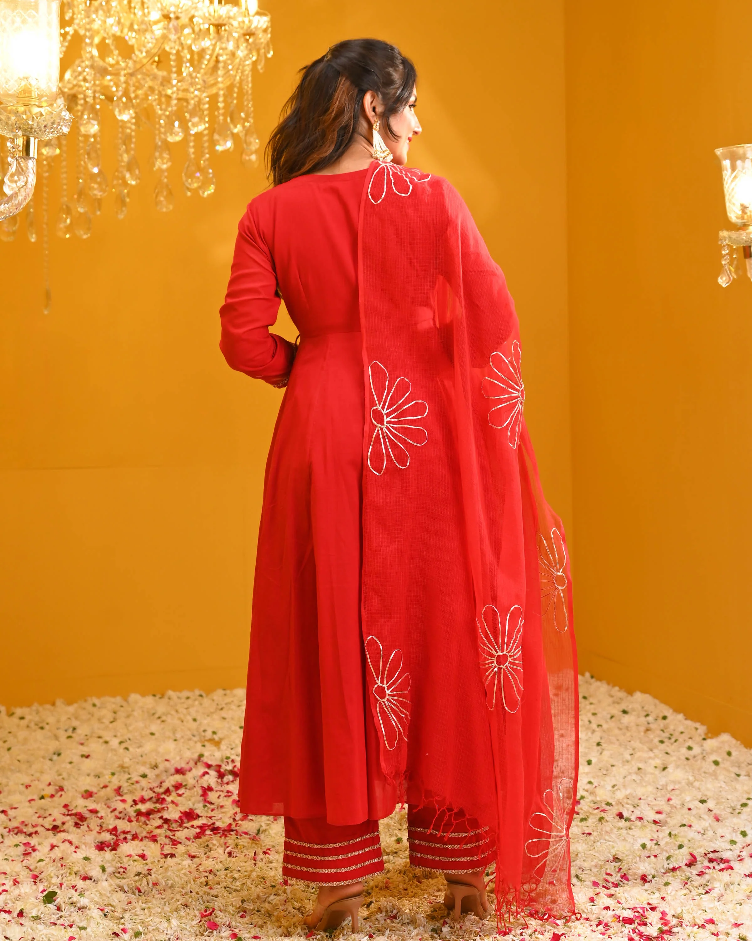 Dhara Cotton Suit Set - Woolfily