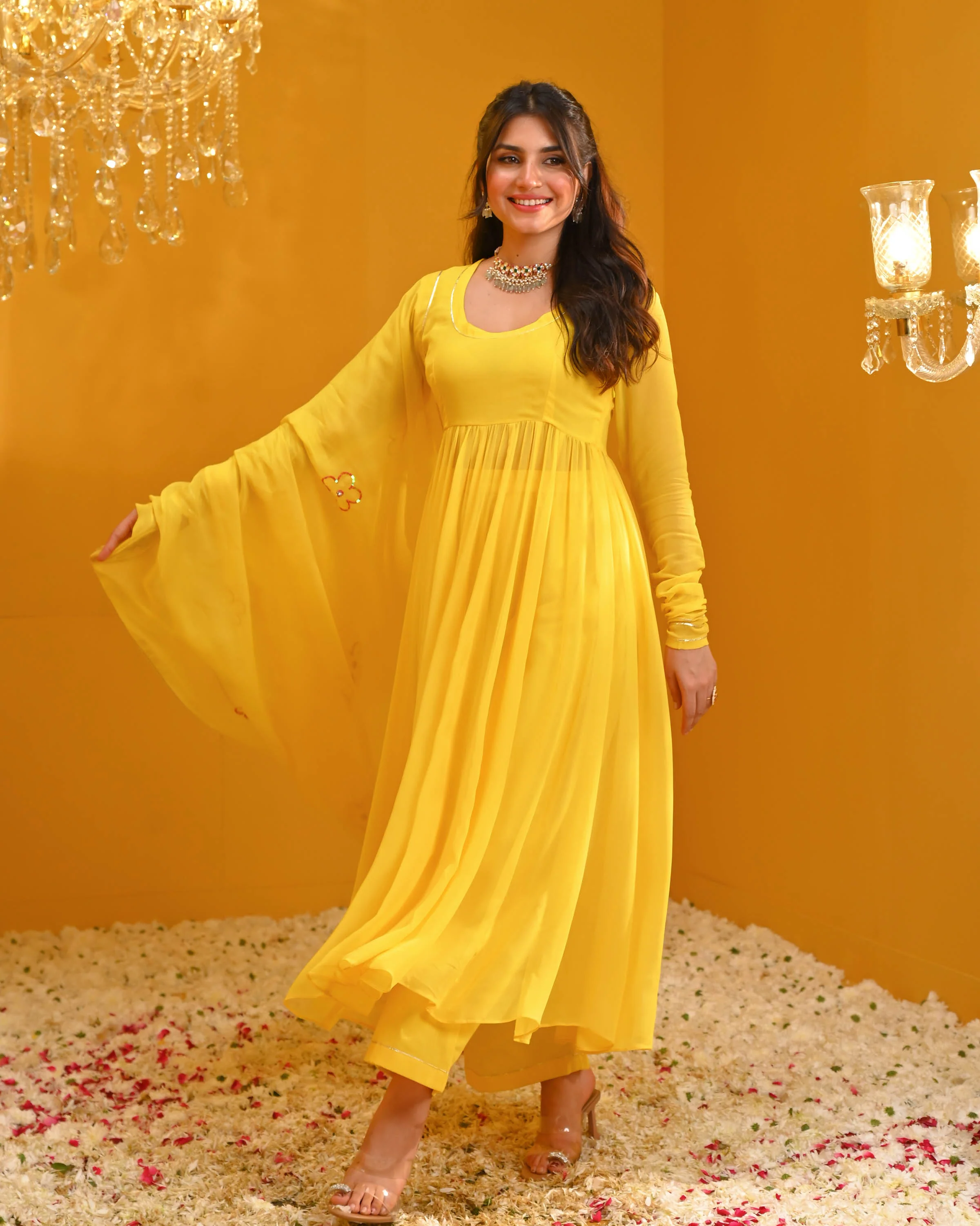 Gauri Georgette Suit Set - Woolfily