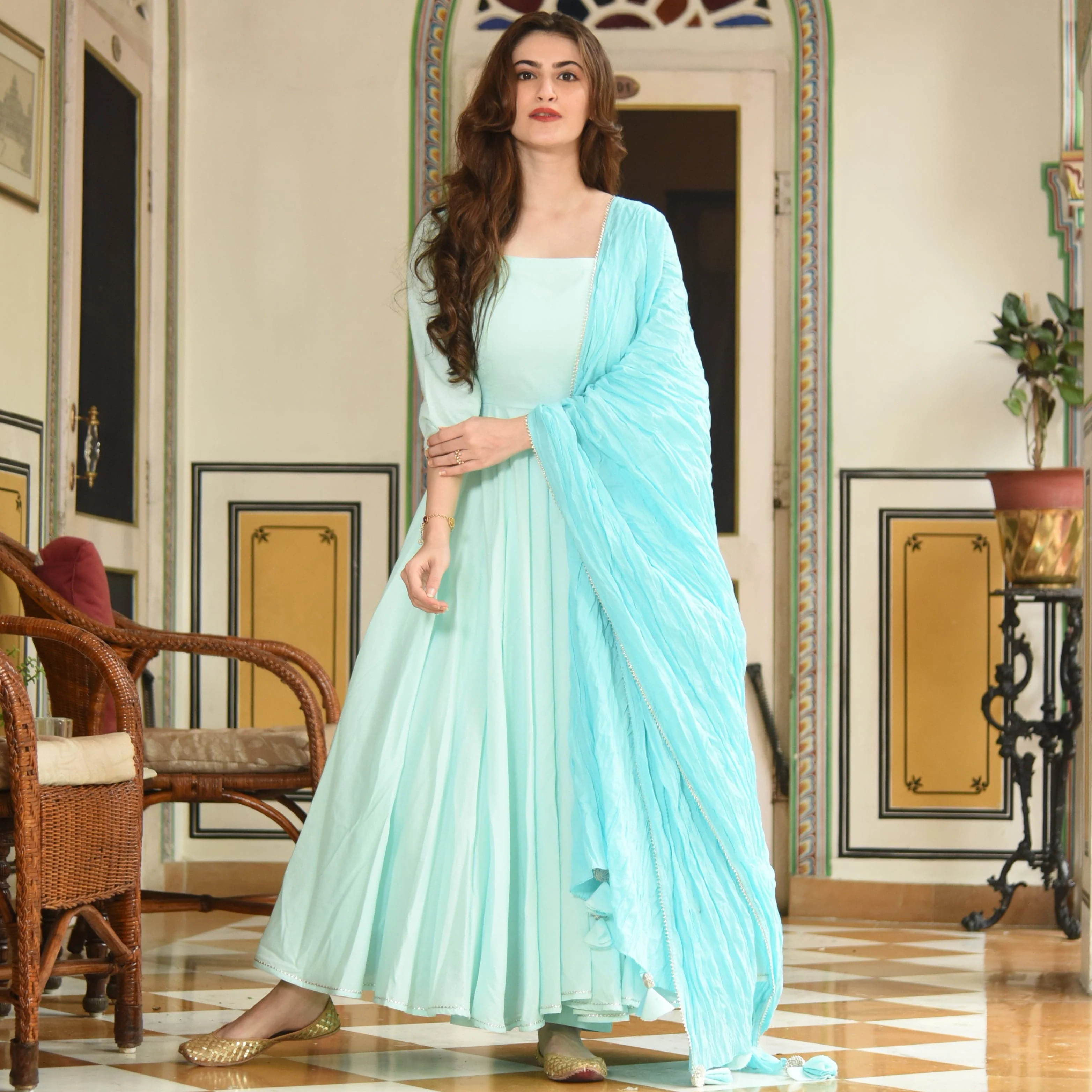 Soothing Sea Cotton Suit (Set of 3) - Woolfily