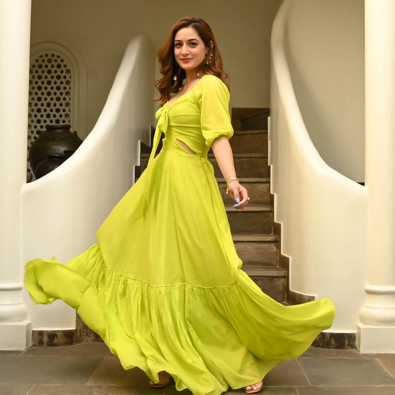 Bunaai GREEN OASIS COTTON DRESS - Woolfily