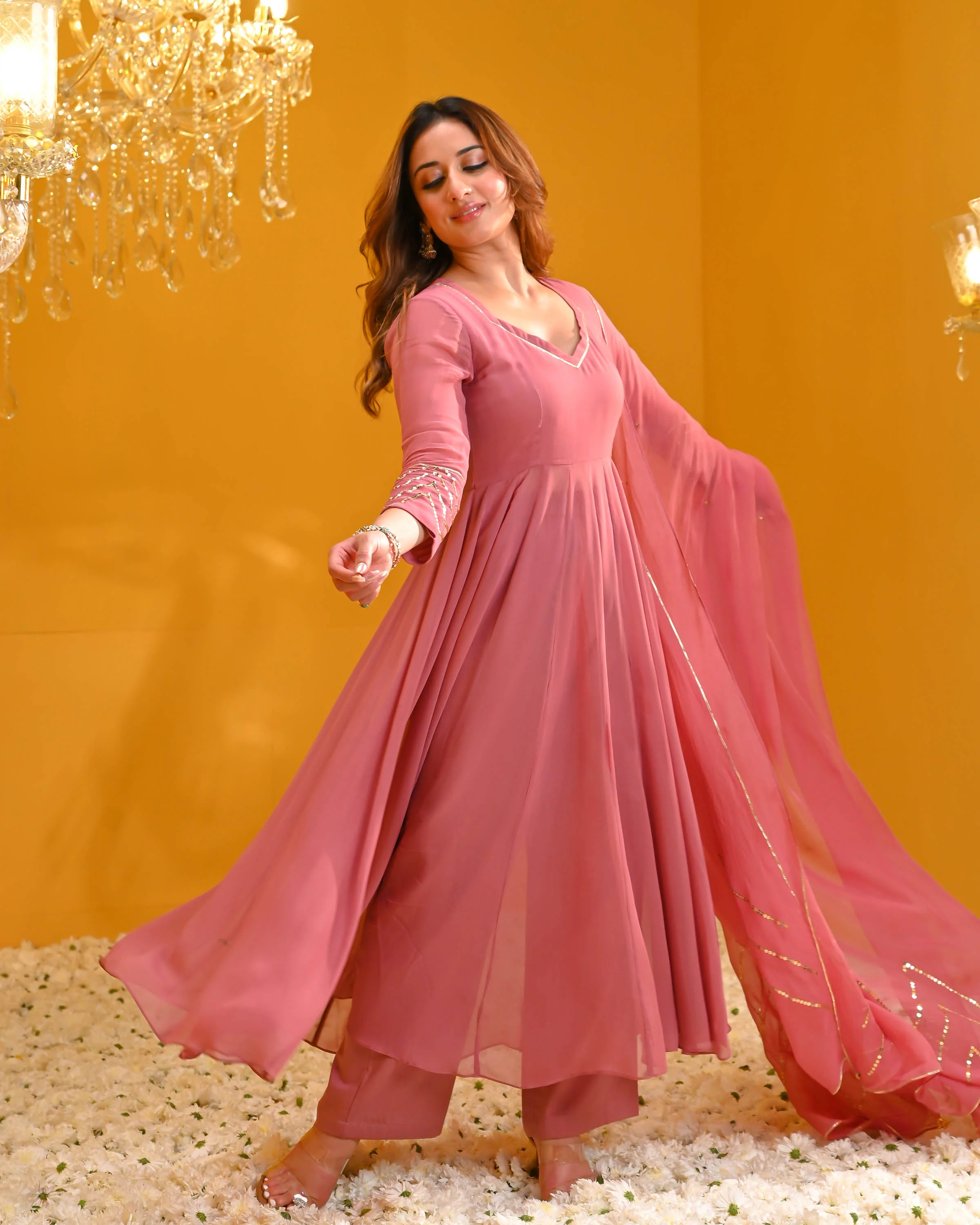 Ojasvi Georgette Suit Set - Woolfily