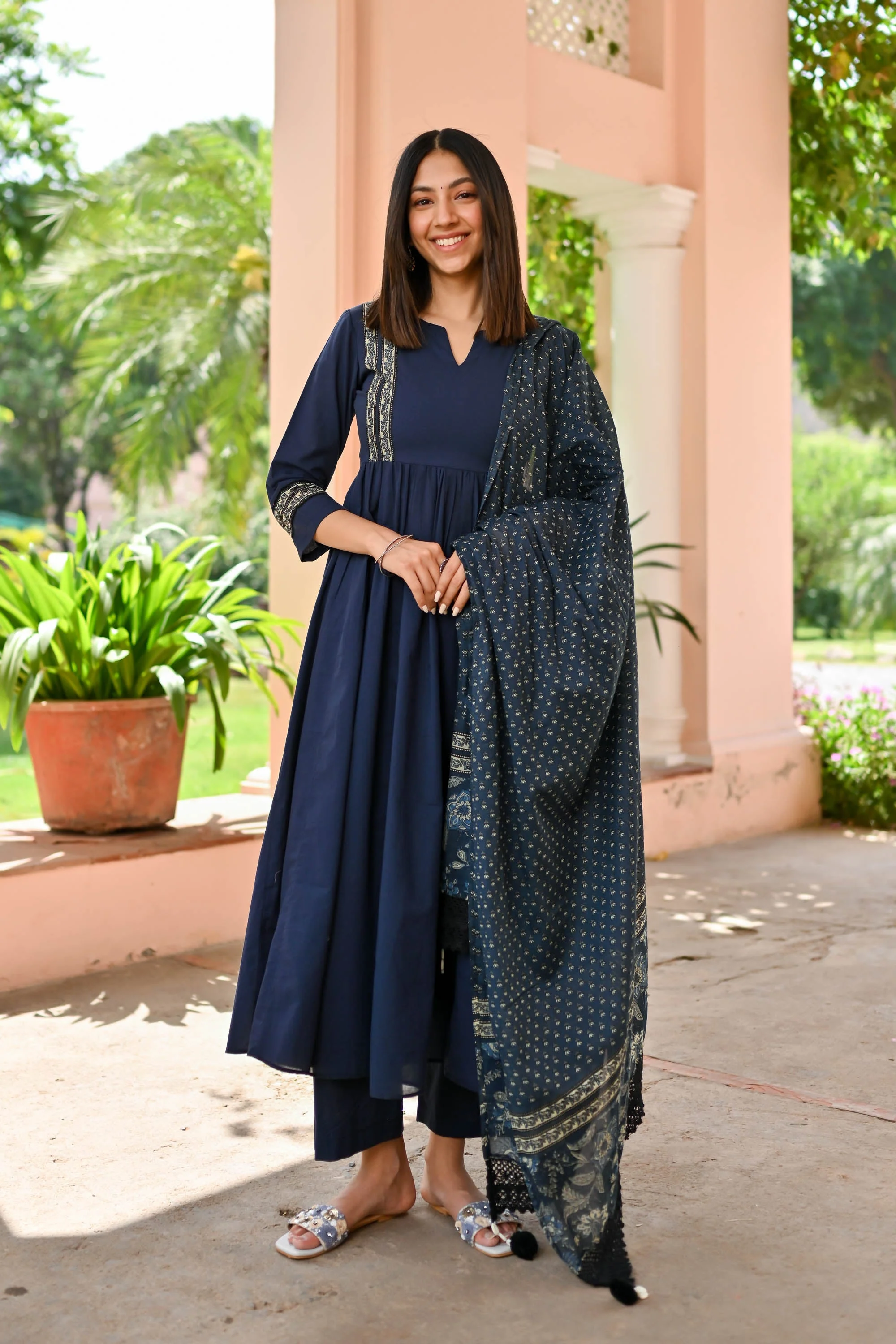 Vidhi Cotton Suit Set of 3 - Woolfily